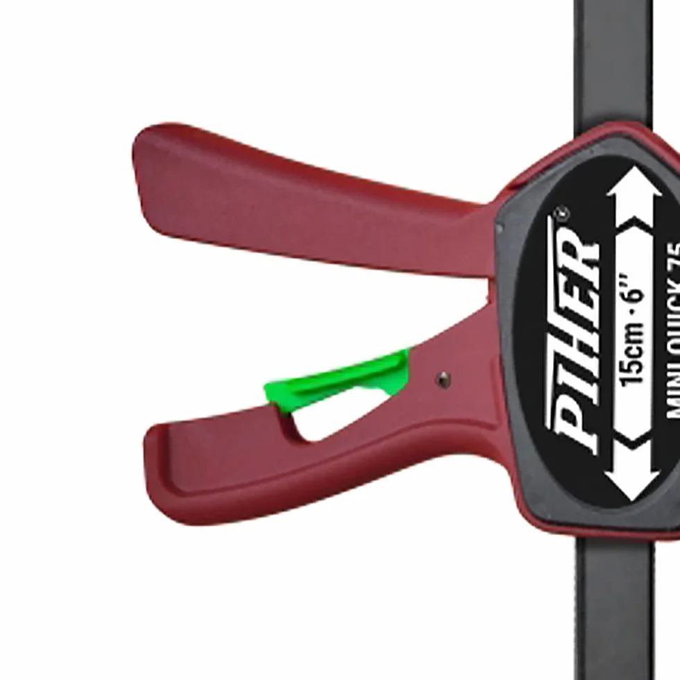 2 sztuki Piher Mini Quick zacisk jednoręczny 15 cm zacisk śrubowy napinacz zacisk