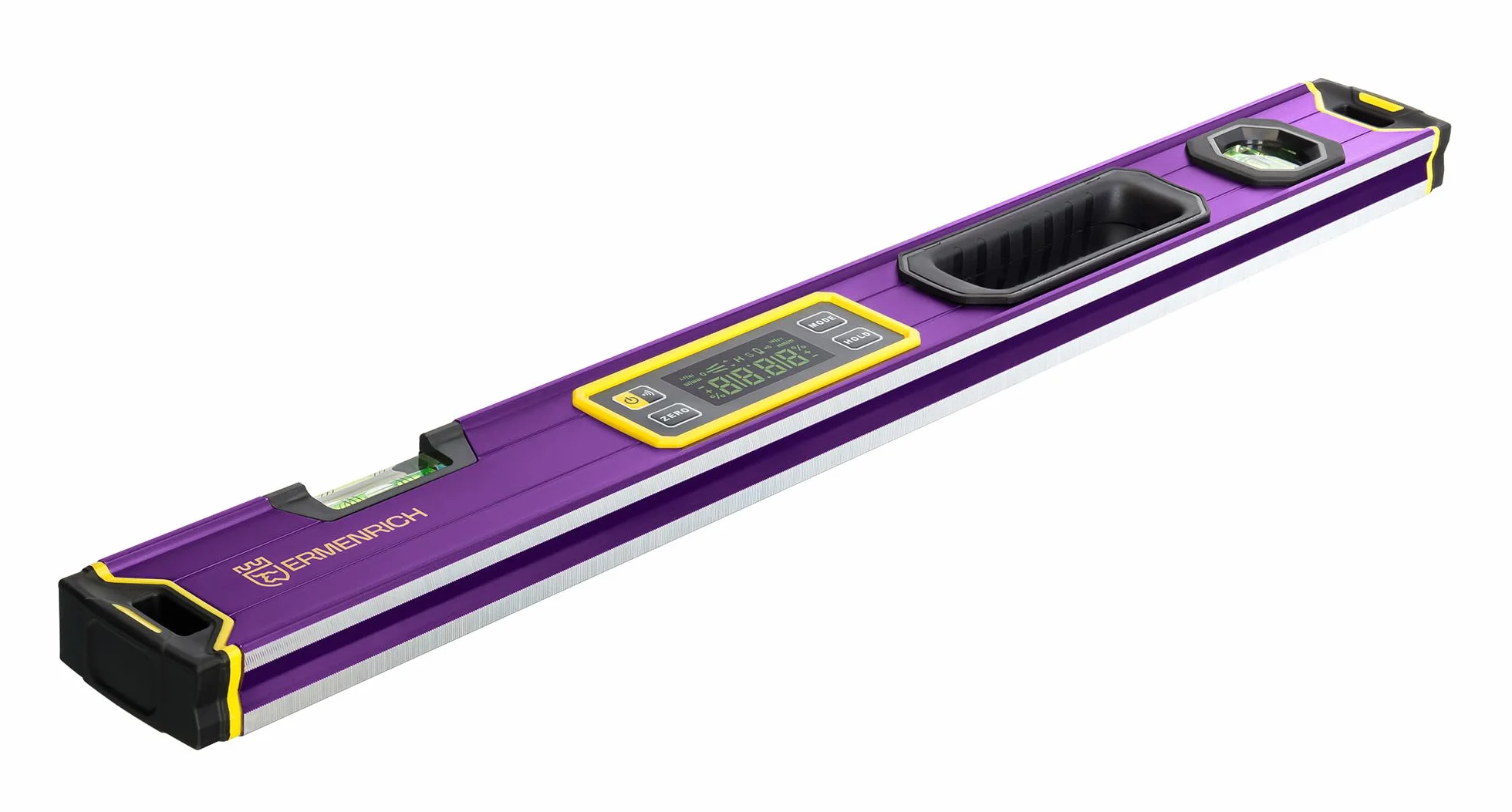 Verk LL60 Poziomica Cyfrowa LCD Inklinometr | Kątomierz 0–360° z 2 Libellami Poziomą/Pionową, Podstawa z Rowkiem V, IP54, Budowa, Remont, Dekoracja