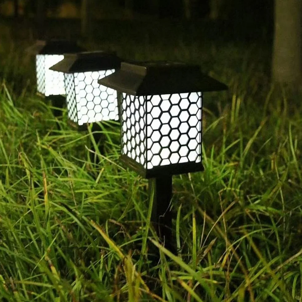 Słupkowa lampa zewnętrzna, solarna latarnia trawnikowa, solarna lampa stołowa, kolumna, wodoodporne oświetlenie słupowe IP65, nowoczesne lampy słupkowe, lampa ogrodowa do krajobrazu, l