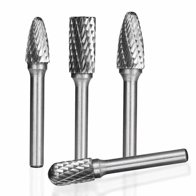 8 sztuk/zestaw 6mm-12mm wiertła z węglika spiekanego do grawerowania CNC 6mm nóż obrotowy pilnik obrotowy do metalowych narzędzi ręcznych