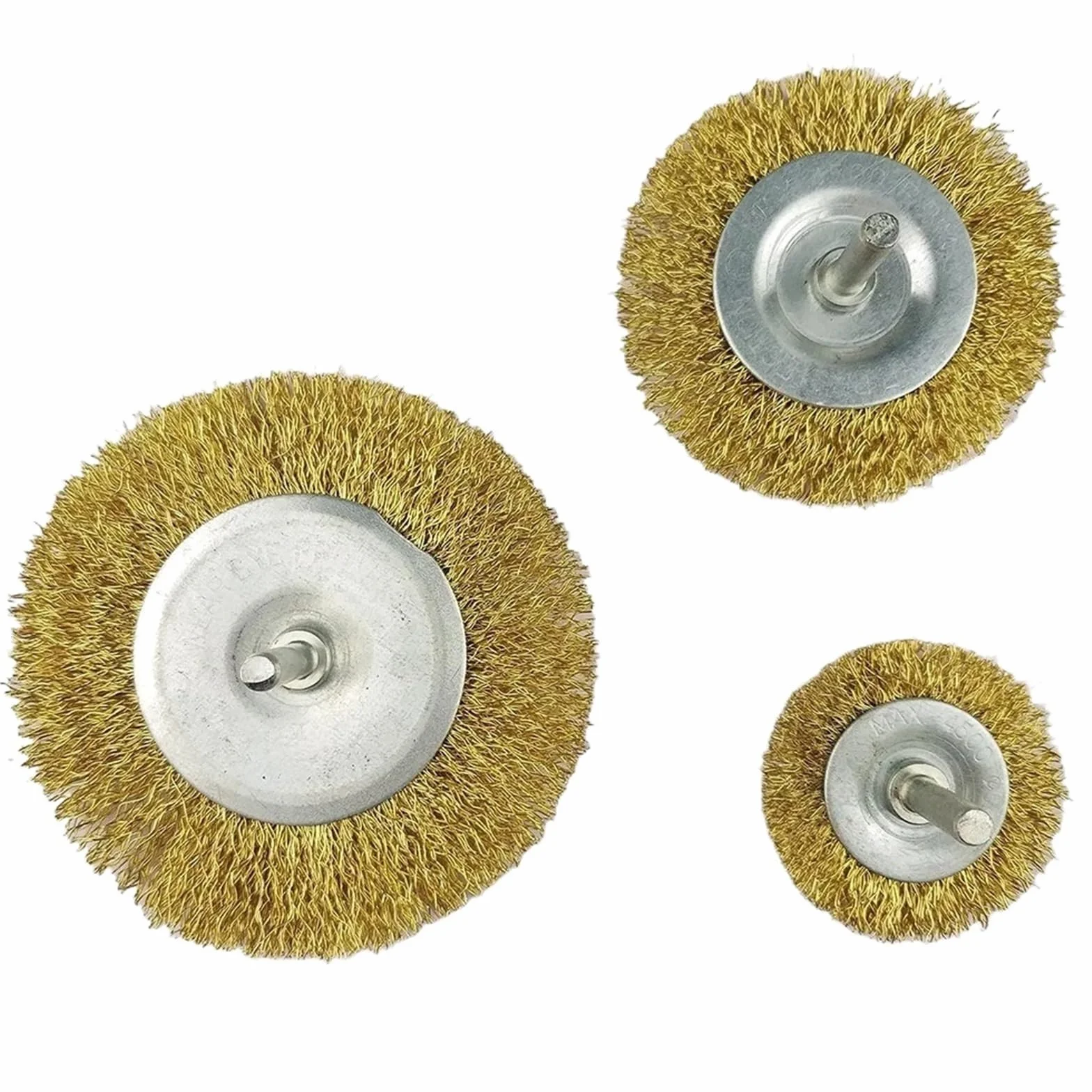 Nasadki szczotkowe do wiertarek, Pręt równoległy Szczotka garnkowa z drutu stalowego w kształcie litery T, 2-4 cale, 5/10/5 szt., nr B1415(10pcs 2inch)