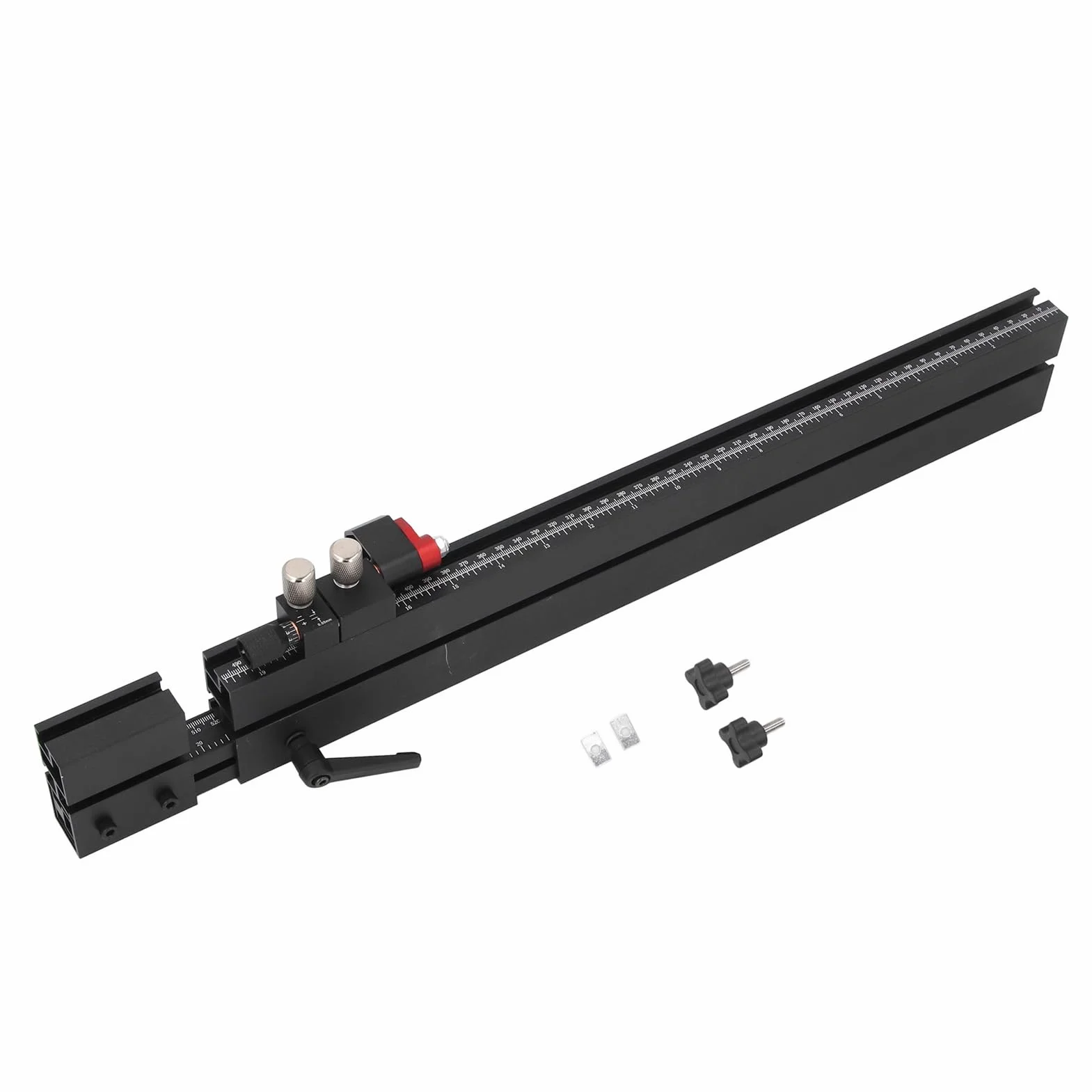WALFRONT System Przedłużania Piły Stołowej ze Stopu Aluminium, Metryczne, Imperialne z Rowkiem T, Akcesoria do Obróbki Drewna, Narzędzia do pił Stołowych dla Warsztatu z regulowaną długością 500 ~