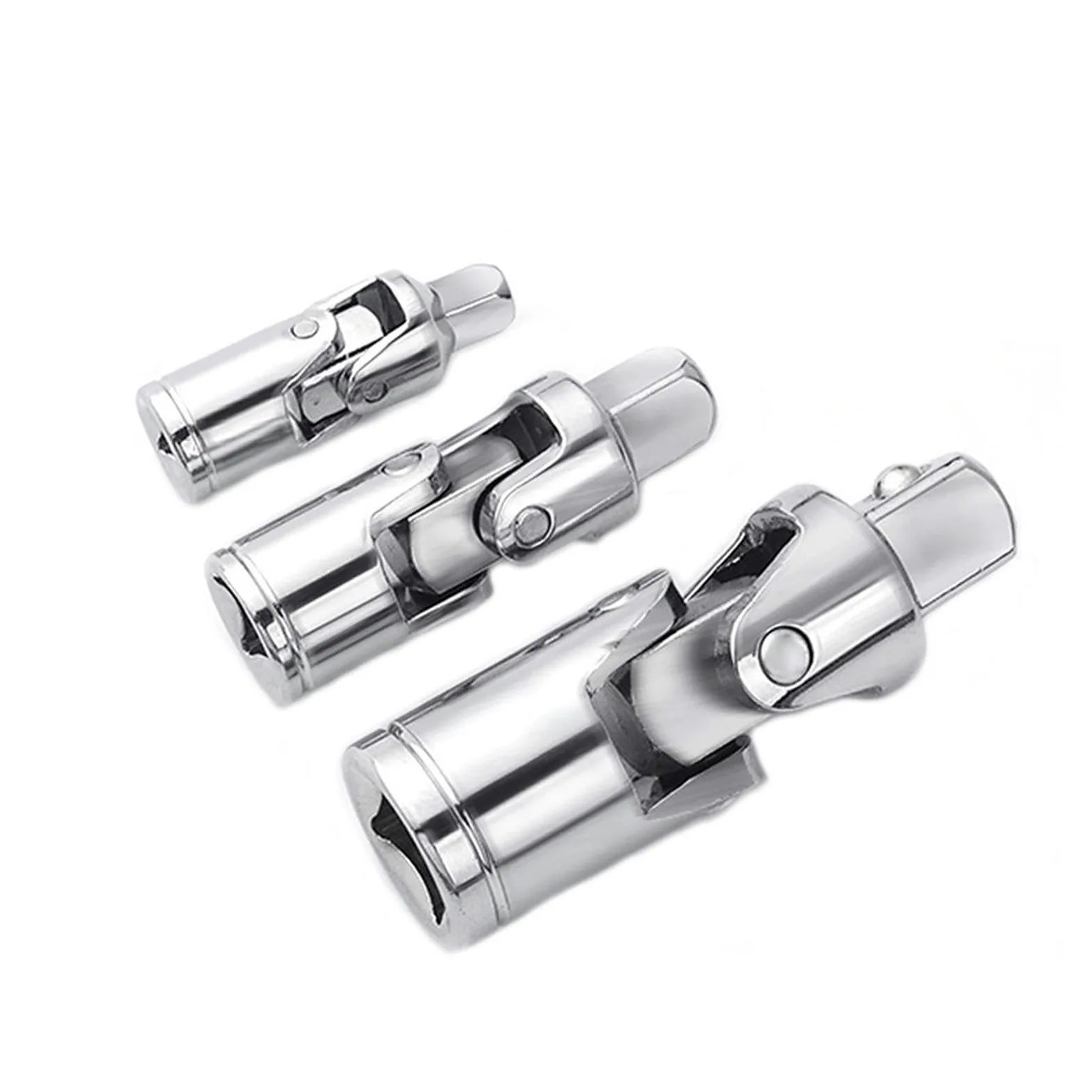10 szt. 1/4" 3/8" 1/2" Zestaw uniwersalnych przegubów z grzechotką kątową i adapterem nasadki do uchwytu wiertarskiego
