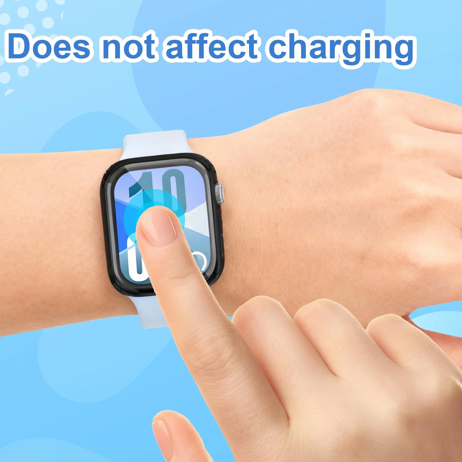 VOSSOT 5 sztuk etui na Huawei Watch Fit 4 z płócienką do czyszczenia, obudowa na smartwatcha, etui TPU, lekka, miękka osłona odporna na zarysowania, kolor: czarny, srebrny, przezroczysty, różowy