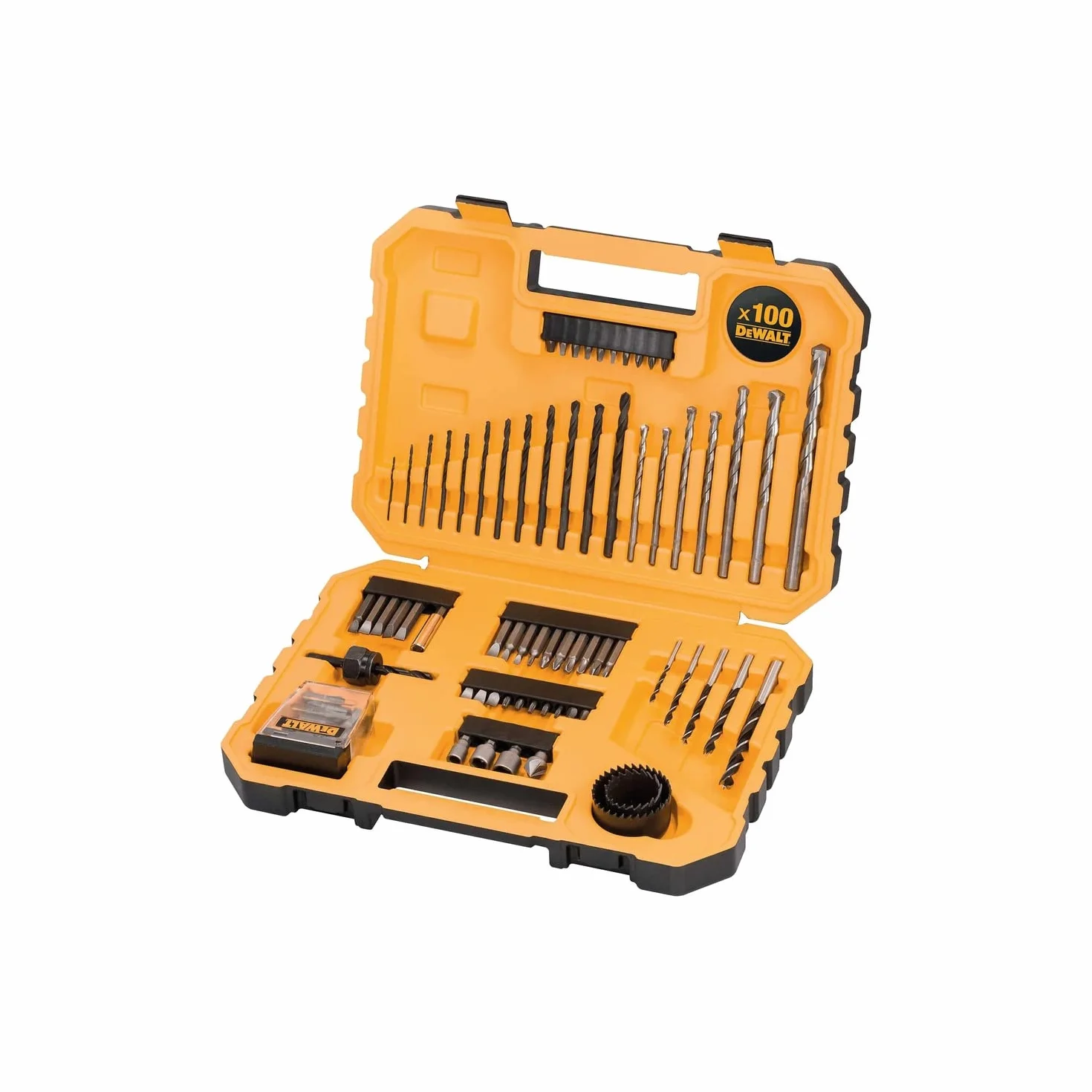 DEWALT DT71566-QZ zestaw wierteł płasko-oczkowych 100-częściowy