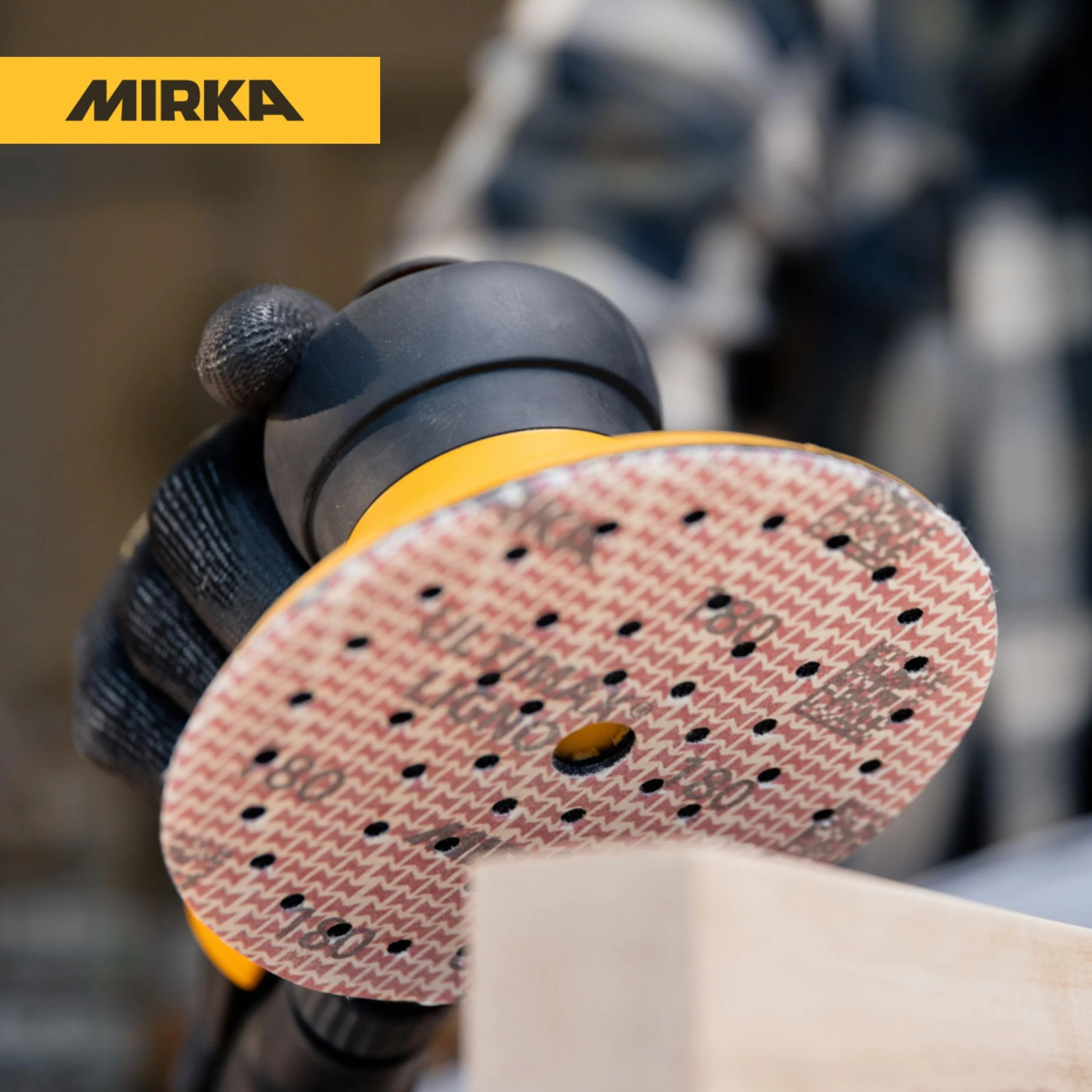 Mirka - abrasive sheets - Ultimax Ligno 150 mm rzep Multifit | Uniwersalne arkusze ścierne z rzepem do szlifierek 150 mm wysoka trwałość i skuteczność szlifowania