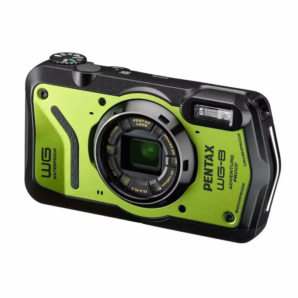 PENTAX WG-8 Zielony aparat przygodowy na każdą pogodę