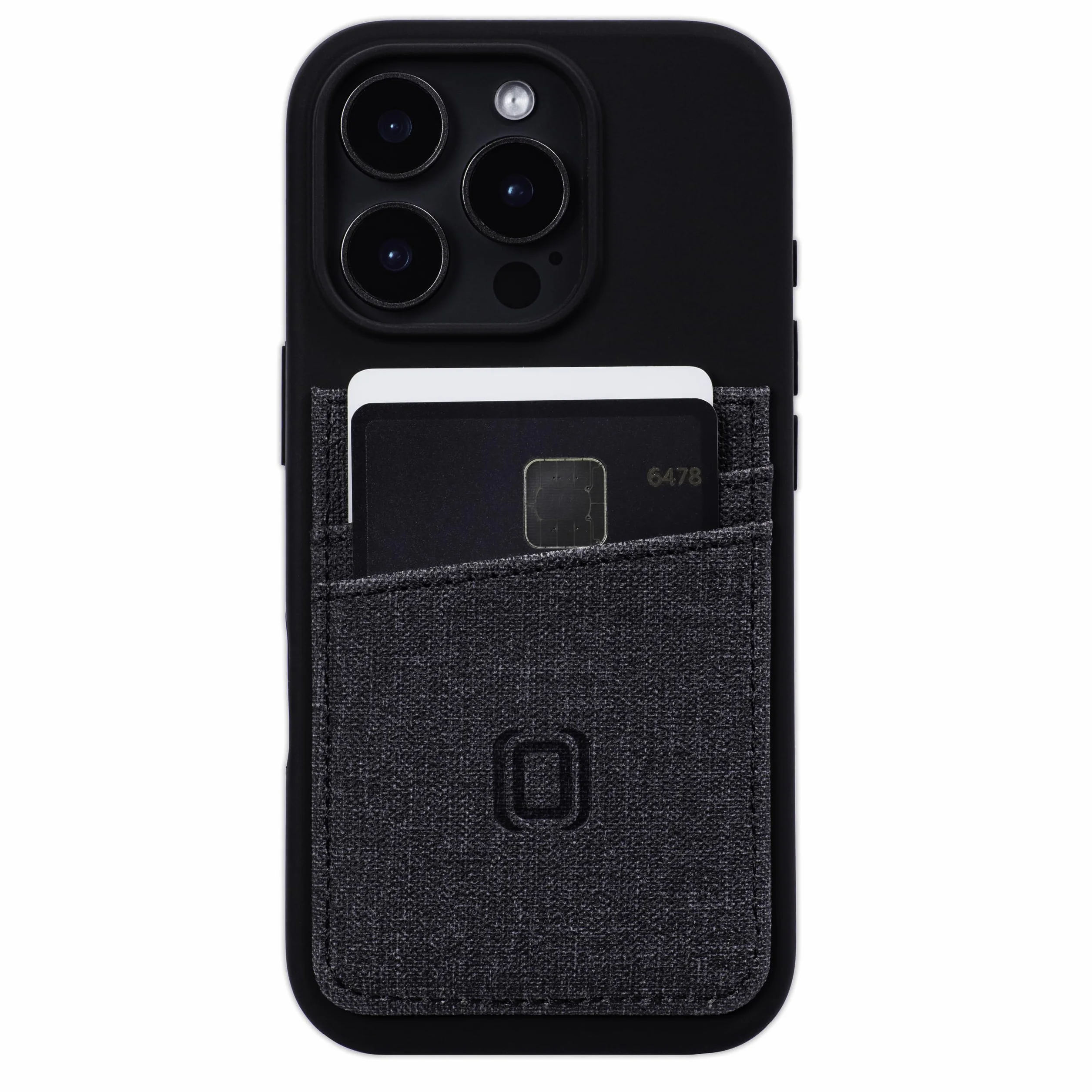 Dockem Etui iPhone 16 Pro Silikonowe z Magnetycznym Montażem i Portfelem 2 Kieszenie Czarny