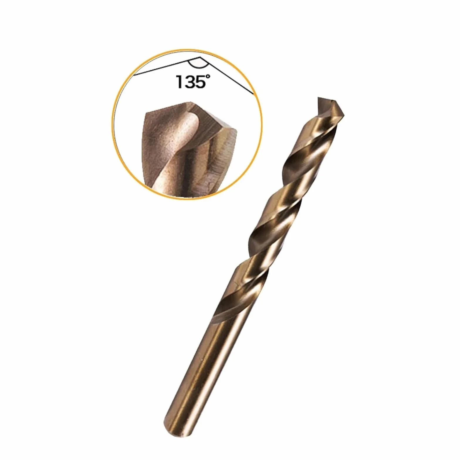 Wiertło spiralne ze stali szybkotnącej M42 z dodatkiem kobaltu, 1-14 mm, do stali hartowanej, stali nierdzewnej i żeliwa(11.6mm)