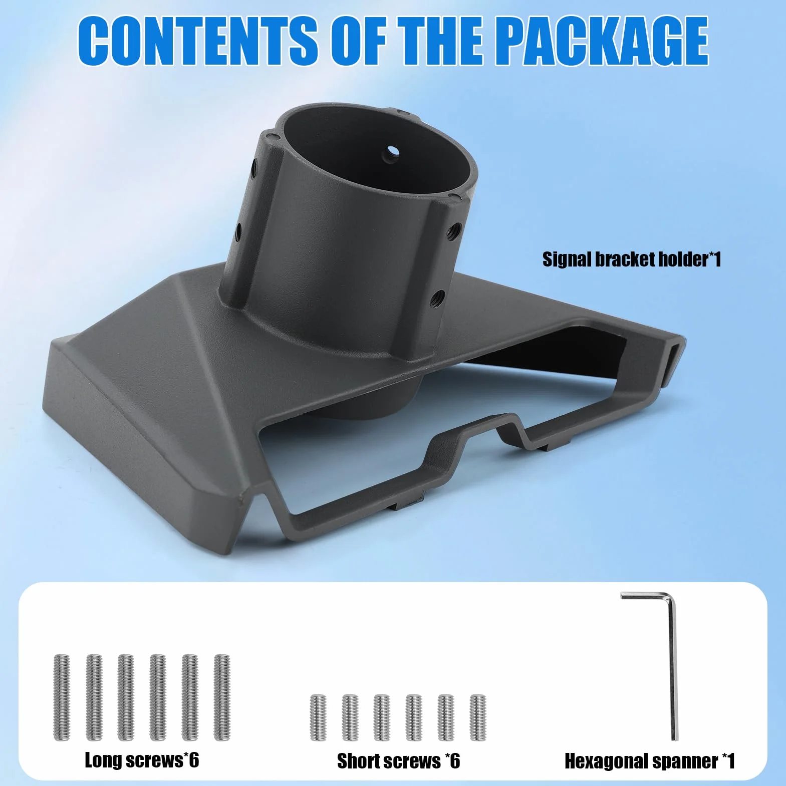 Starklink Gen 3 Aluminium Satelitarny Adapter Rury Starklink Gen 3 Pole Mount Base Kit, 1''-2,1''