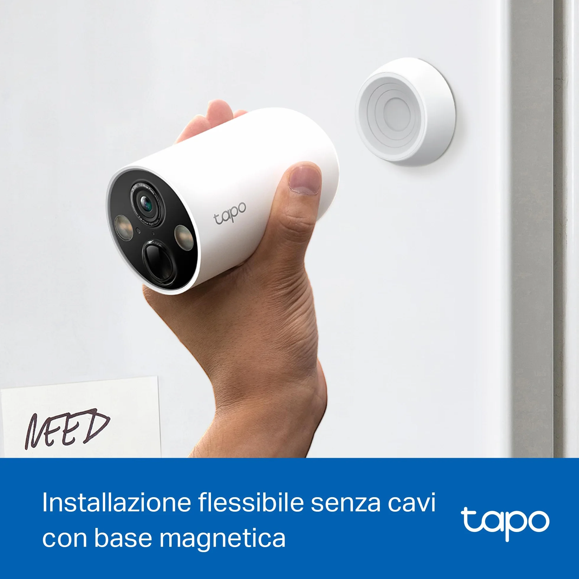 TP-Link Tapo C425 (2-pack) | Zestaw 2 kamer Wi-Fi 2K QHD na baterie | Tryb nocny w kolorze | Wykrywanie AI | Współpraca z H200 | Kompatybilne z Alexa i Google Home