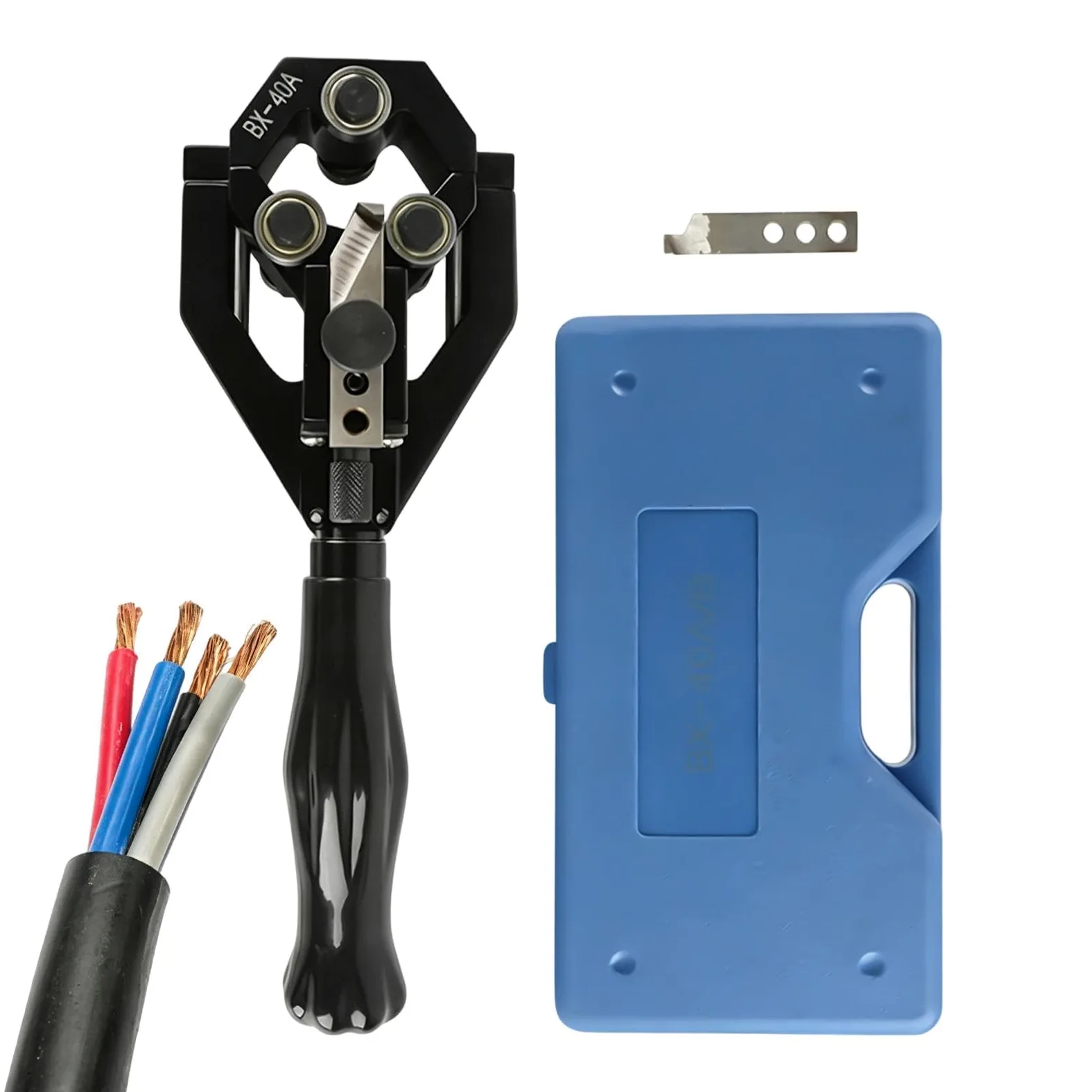 Szczypce do ściągania izolacji - izolowane zaciskarki | Elektryczne usuwanie izolacji przewodów 22-40 mm | Do samochodowych izolacji przewodów elektrycznych, cięcia zacisków śrubowych i