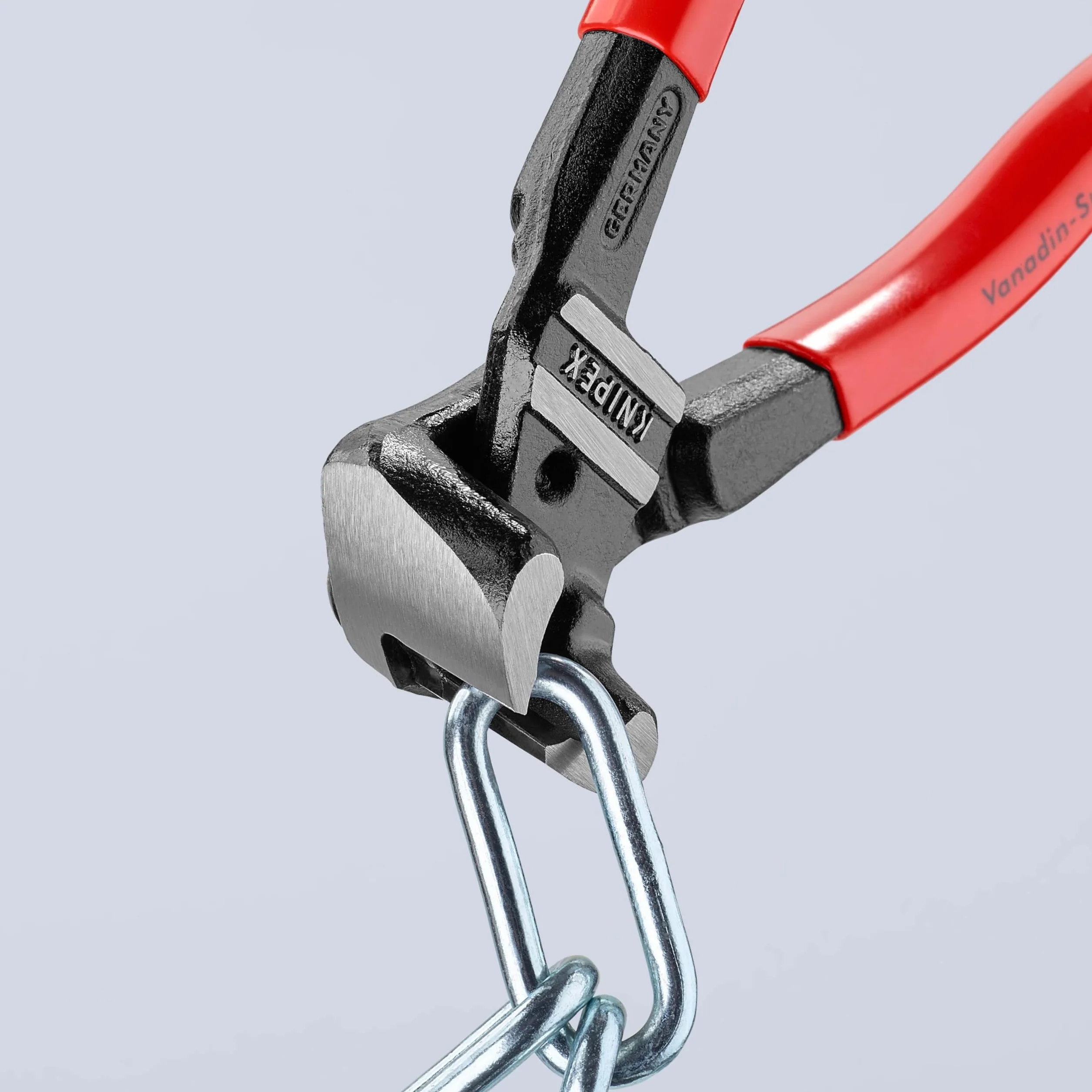 KNIPEX Szczypce tnące czołowe z wysokim przełożeniem dźwigni z tworzywa sztucznego, powlekane 200 mm, 61 01 200