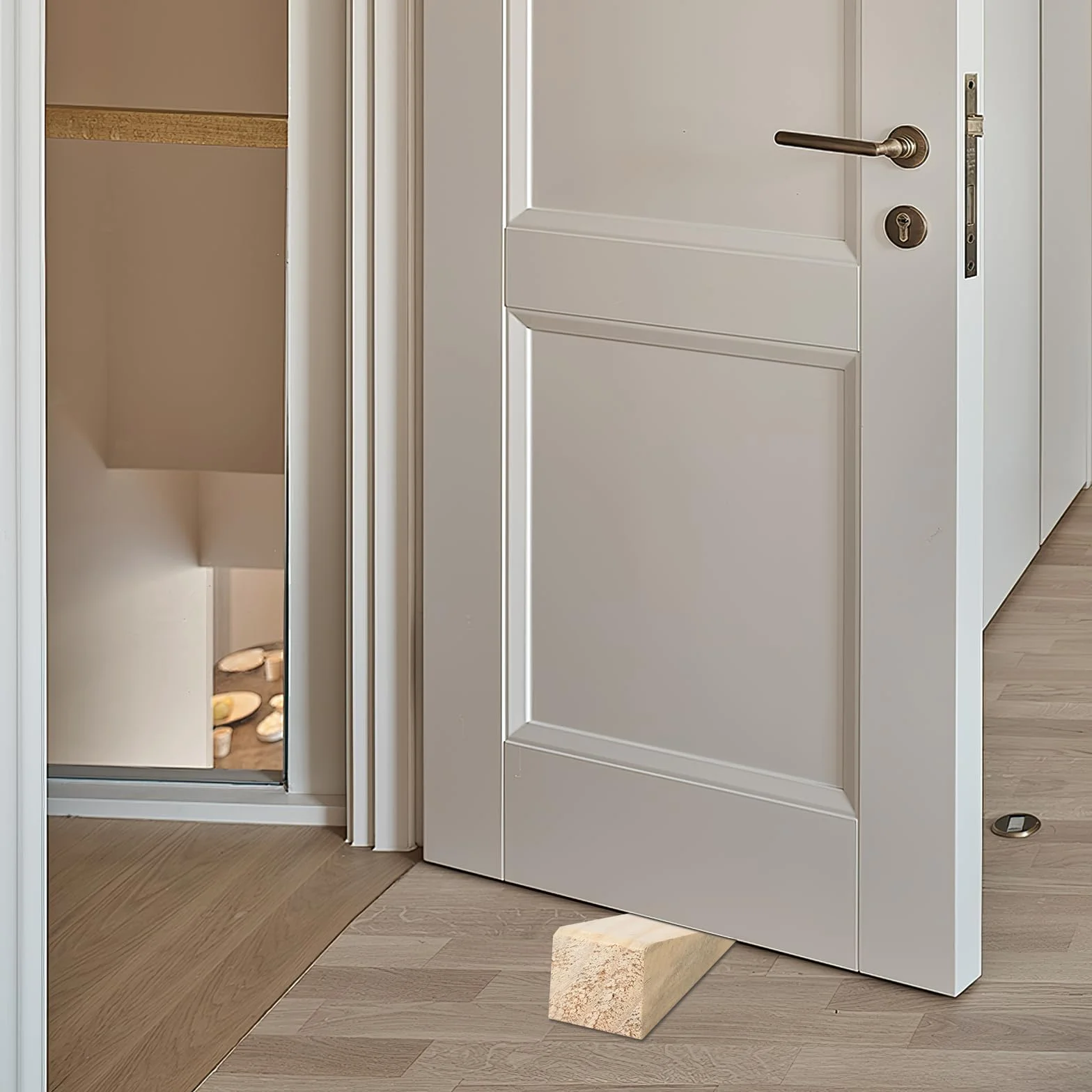 Stoper do drzwi, kliny drewniane, kliny drewniane, stały stoper do drzwi, kliny drewniane, kliny drewniane, kliny drewniane, antypoślizgowe kliny do wszystkich powierzchni, mobilne bezpieczeństwo, do