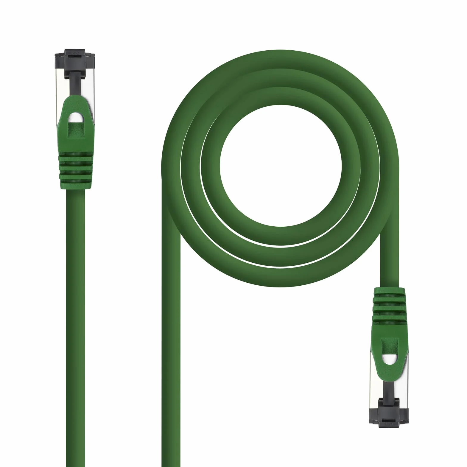 Kabel Nano RJ45 Cat.8.1 2GHz LSZH SSTP AWG26 zielony 0,5 m
