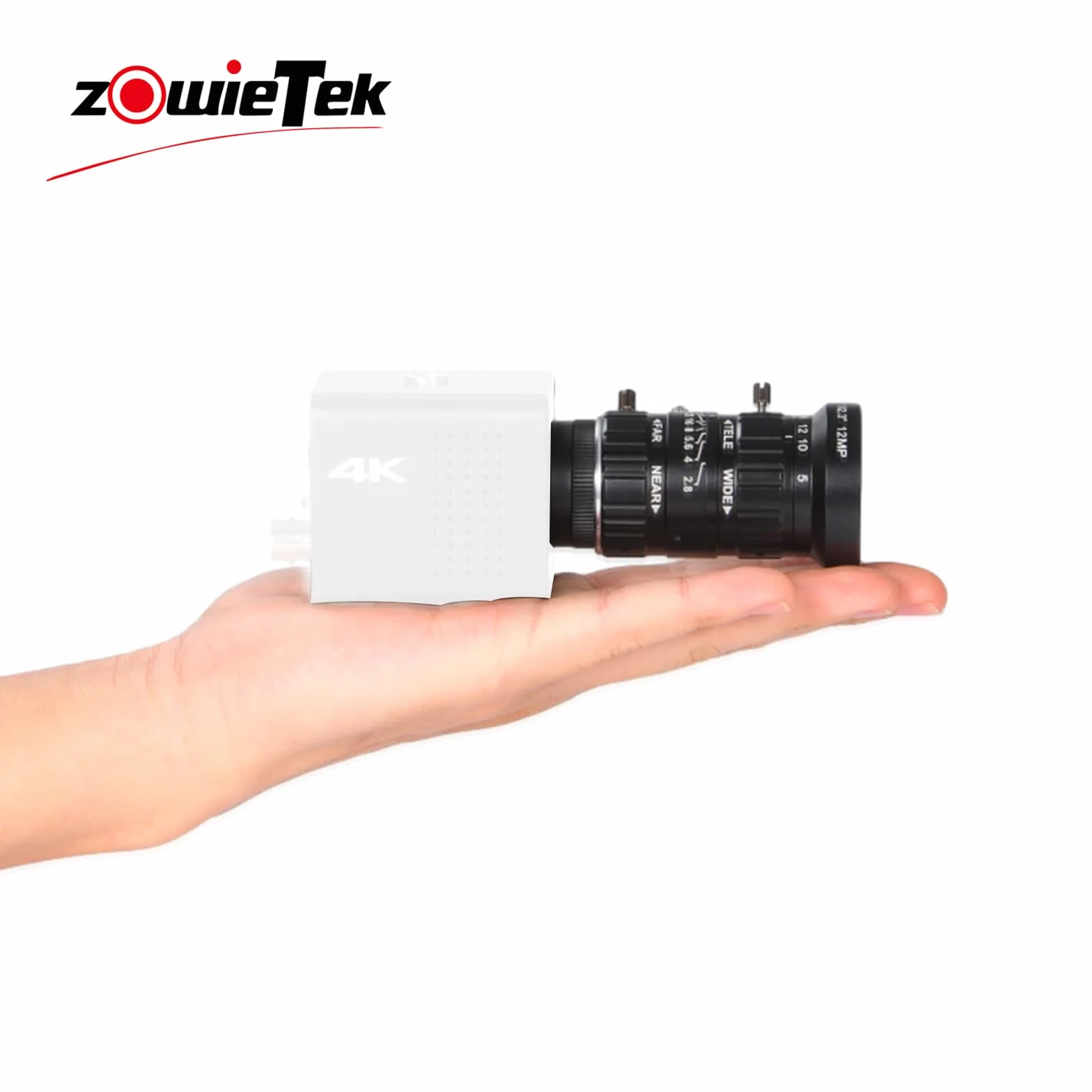 Zowietek Obiektyw zmiennoogniskowy o niskim zniekształceniu, 5-50 mm, 12 MP, z adapterem C-CS, do montażu ZowieCAM POV CS/C, kamery IMX477 Raspberry Pi HQ, przemysłowy obiektyw teleskopowy, ręczne