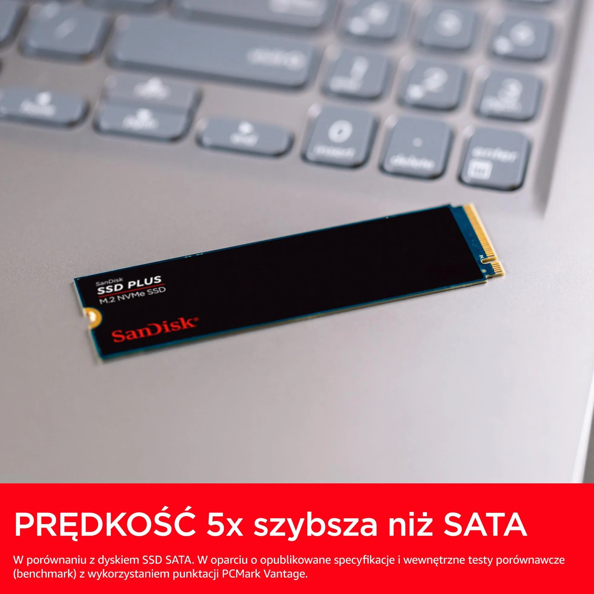 SanDisk SSD Plus 500 GB M.2 NVMe SSD PCIe Gen 3 2280
