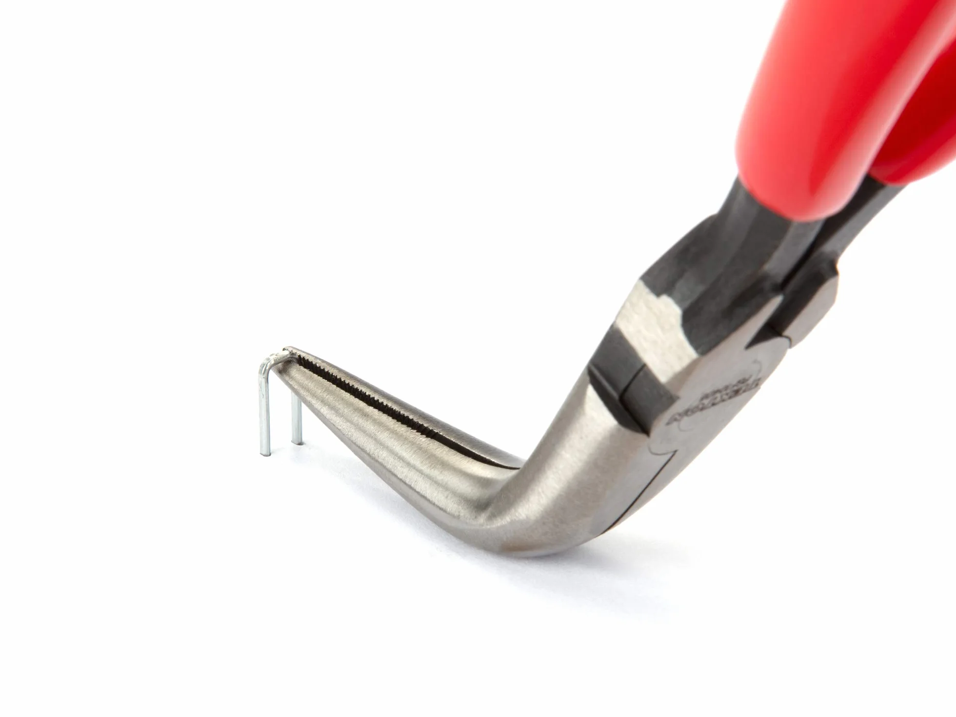 TEKTON 15 cm wygięte długie szczypce do nosa 70 stopni | PGF10406
