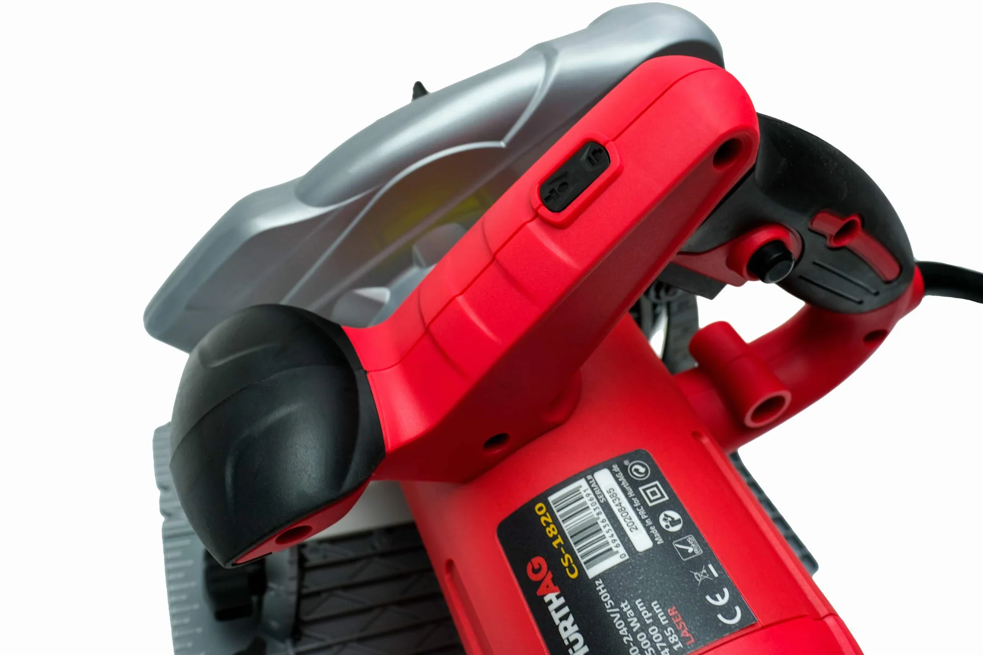 Piła tarczowa 1500 W 4700 RPM ręczna pilarka z prowadnicą laserową HurthAG CS-1820 piła ręczna + 2 tarcze 185 mm 24T+60T do precyzyjnego cięcia