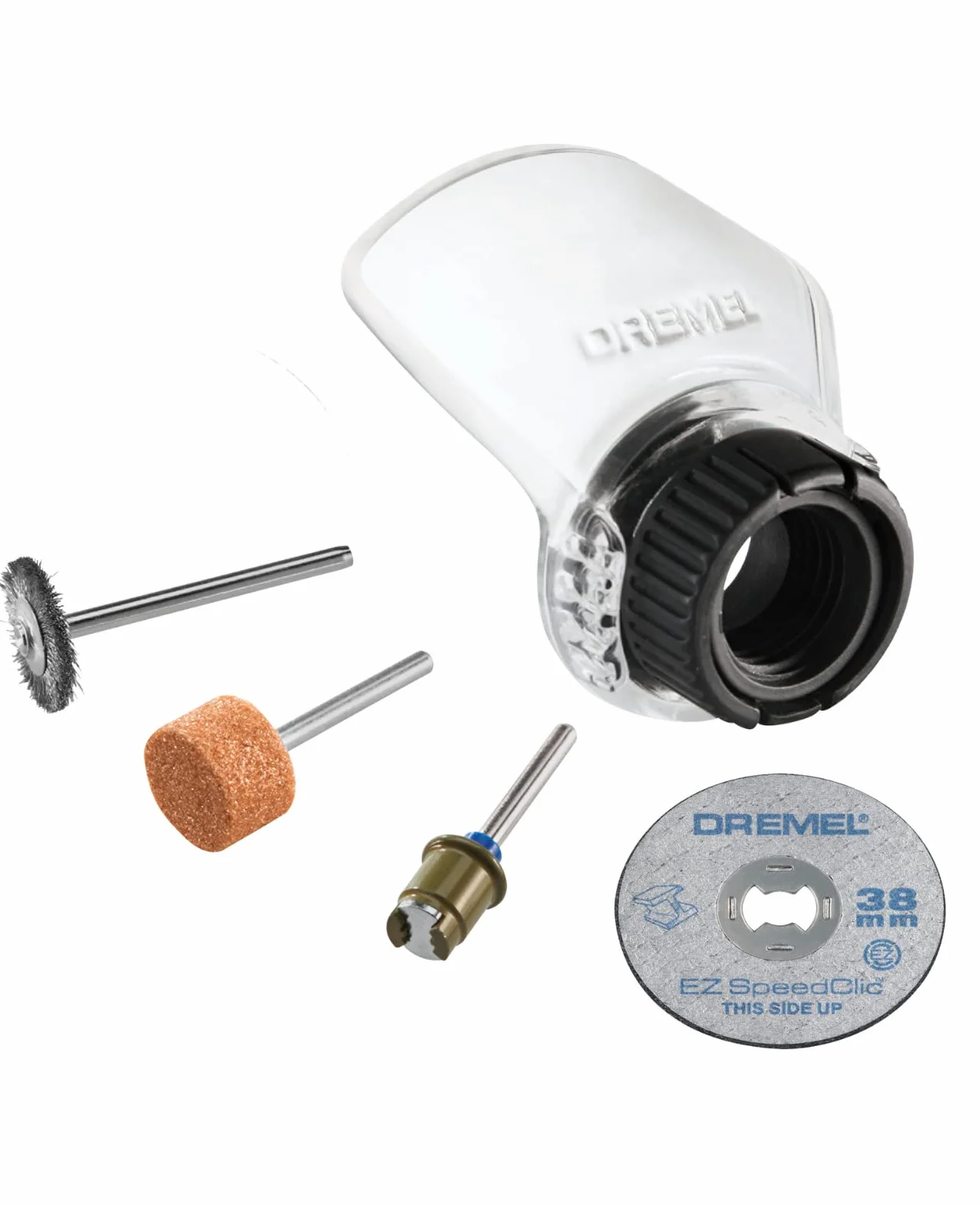 Dremel 550 Comfort Guard Nasadka Obrotowa, Wielokolorowy, 14,7 x 9,1 x 4,3 cm