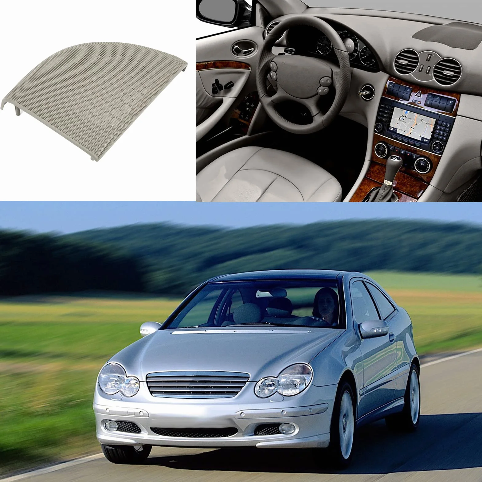 Osłona Głośnika Słupkowego Lewy do Mercedes W203 A20372703887E94