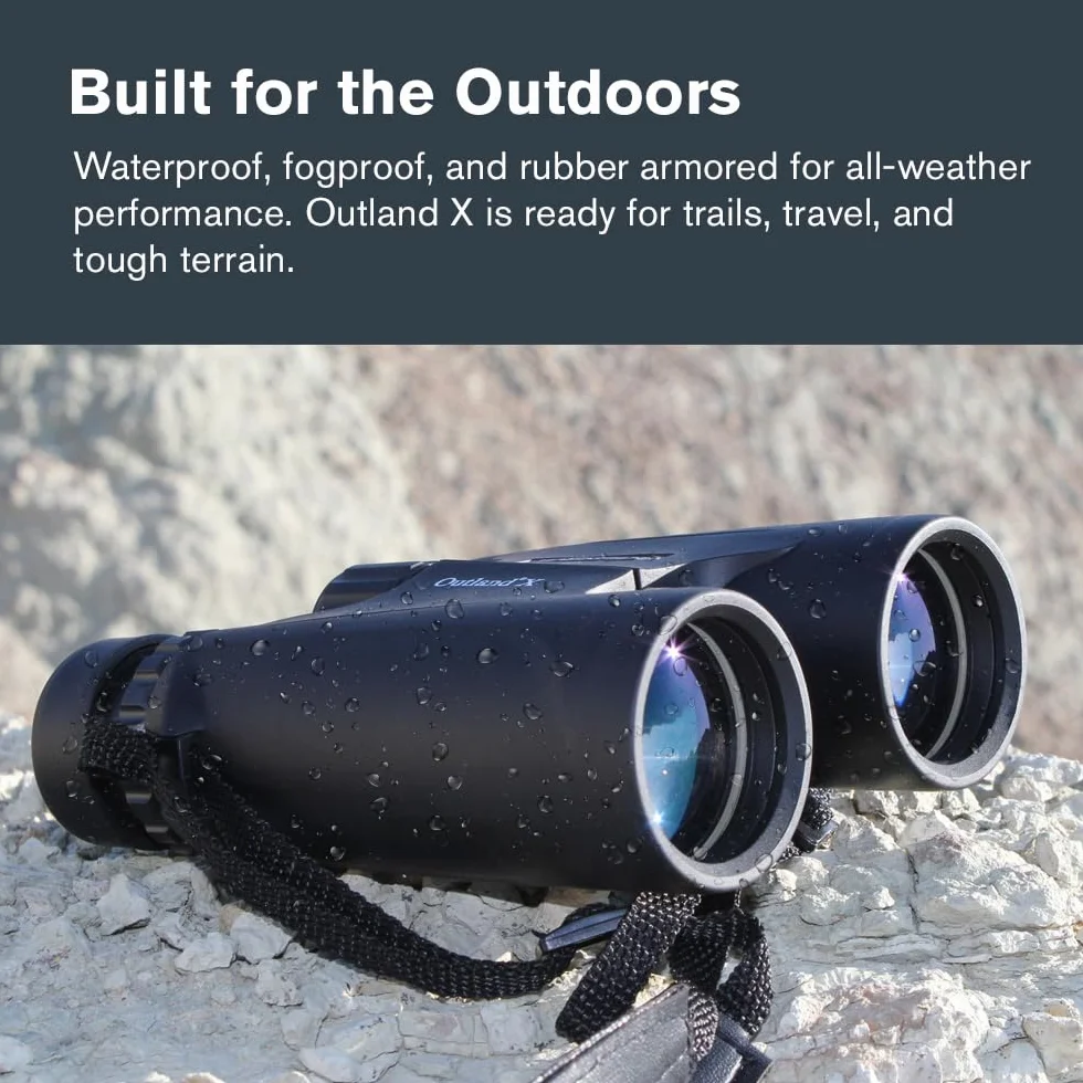 Celestron 71346 Outland X 8x42 Roof Prism Binoculars, Black