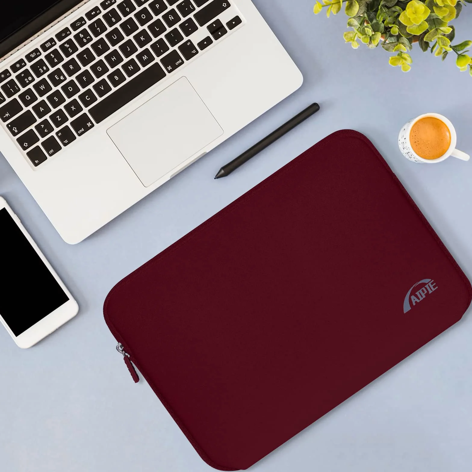 Etui ochronne na laptopa 16 Zoll czerwony 40x29x3cm kompatybilne MacBook Acer Asus Dell Lenovo HP