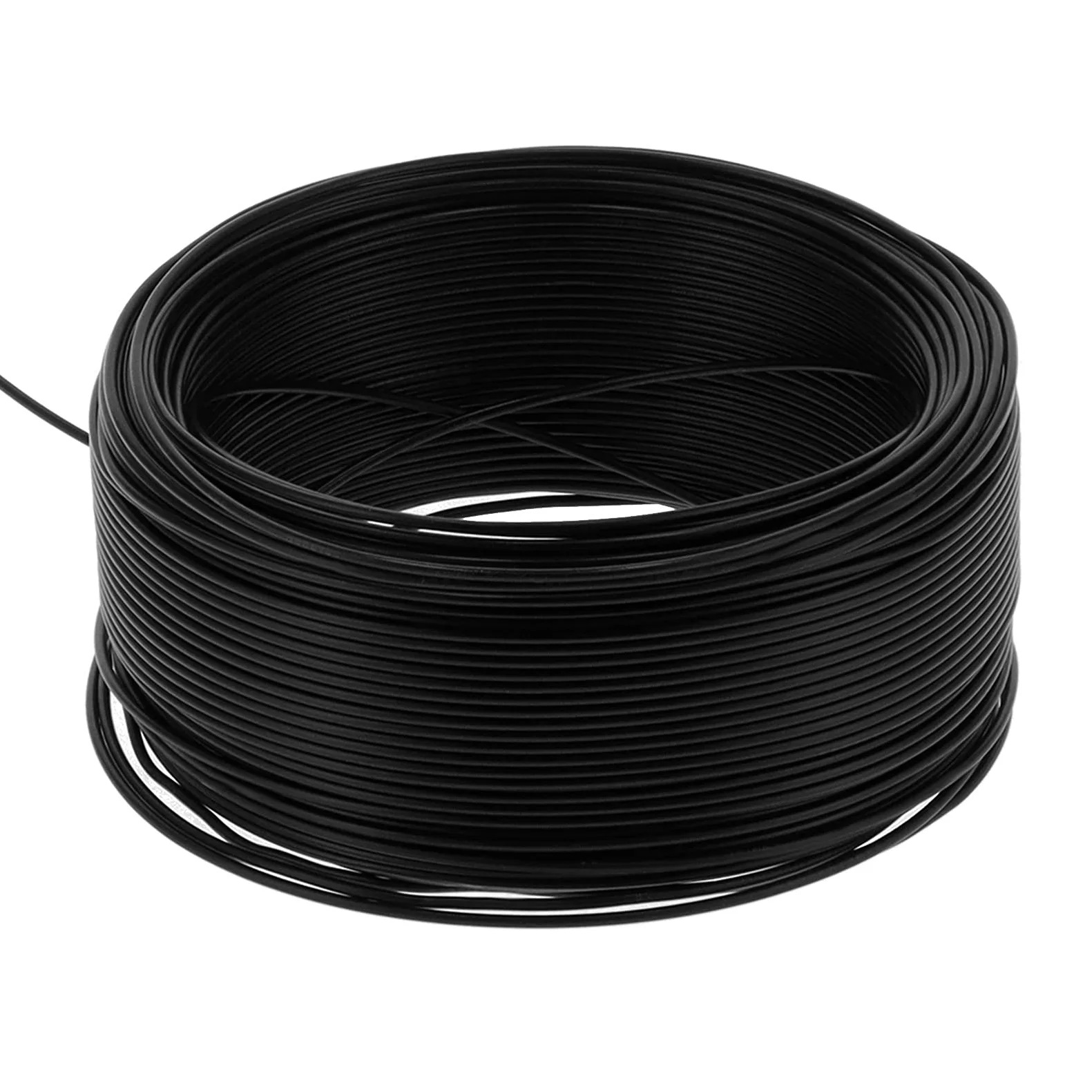 Ausla Przewód Elektryczny Kabel Izolowany z Rdzeniem Miedzianym 100 Metrów 3 X 0,5 mm² Czarny Okrągły Kabel PVC AC300V do Sprzętu AGD Narzędzia i Instrumenty Oświetleniowe