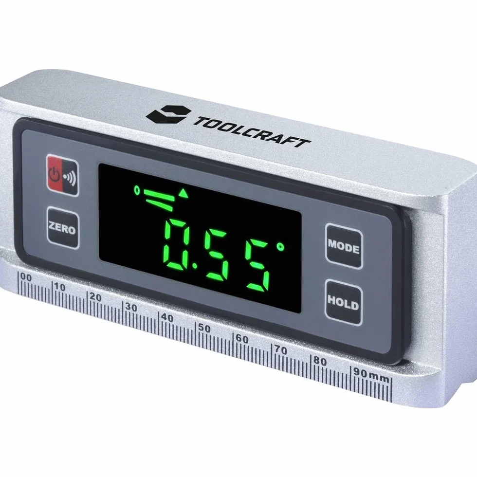 TOOLCRAFT TO-9616512 cyfrowy kątomierz 360°