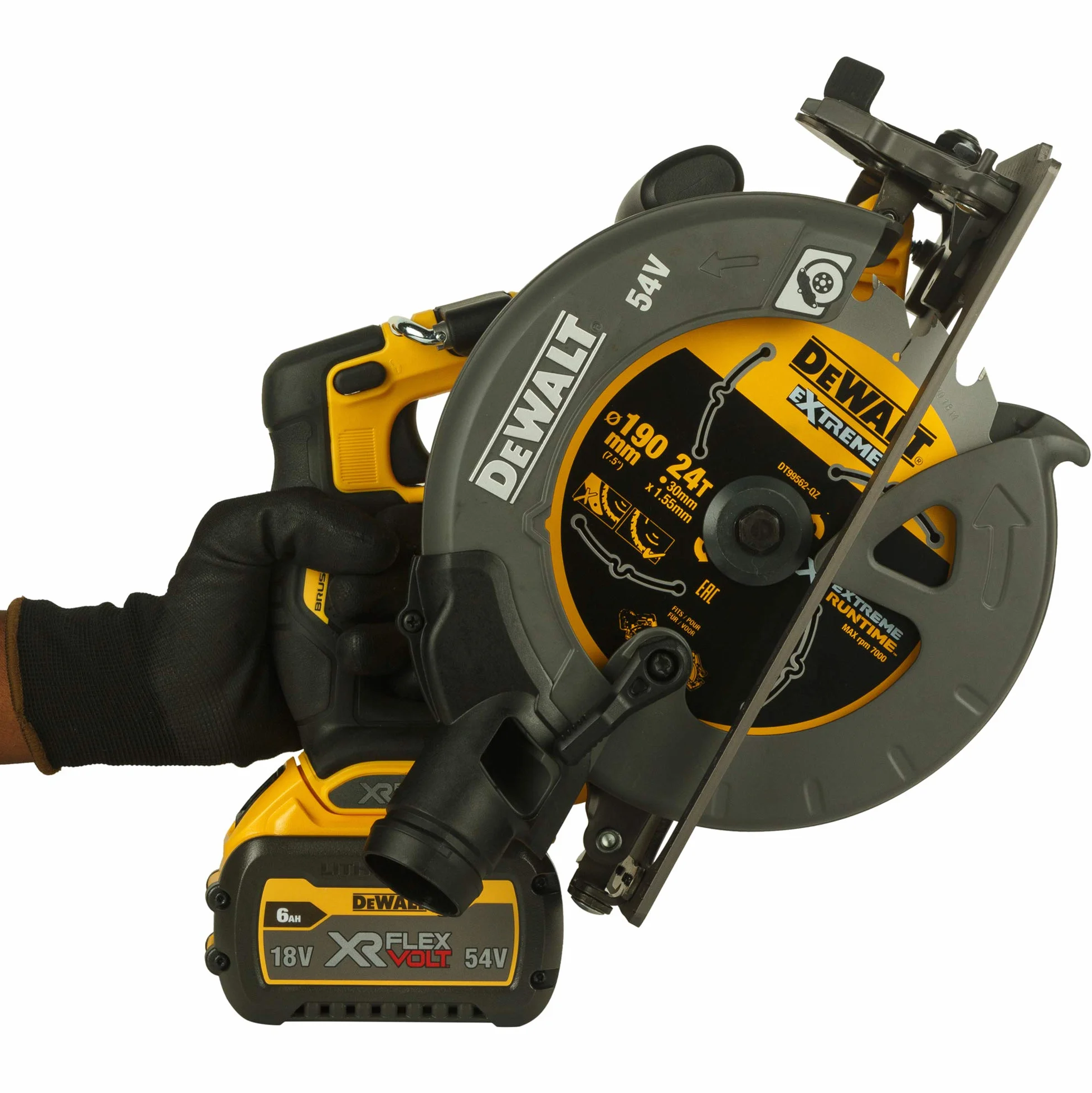 Pilarka Tarczowa 54V 2x6Ah 190mm FlexVolt DCS575T2 DeWalt