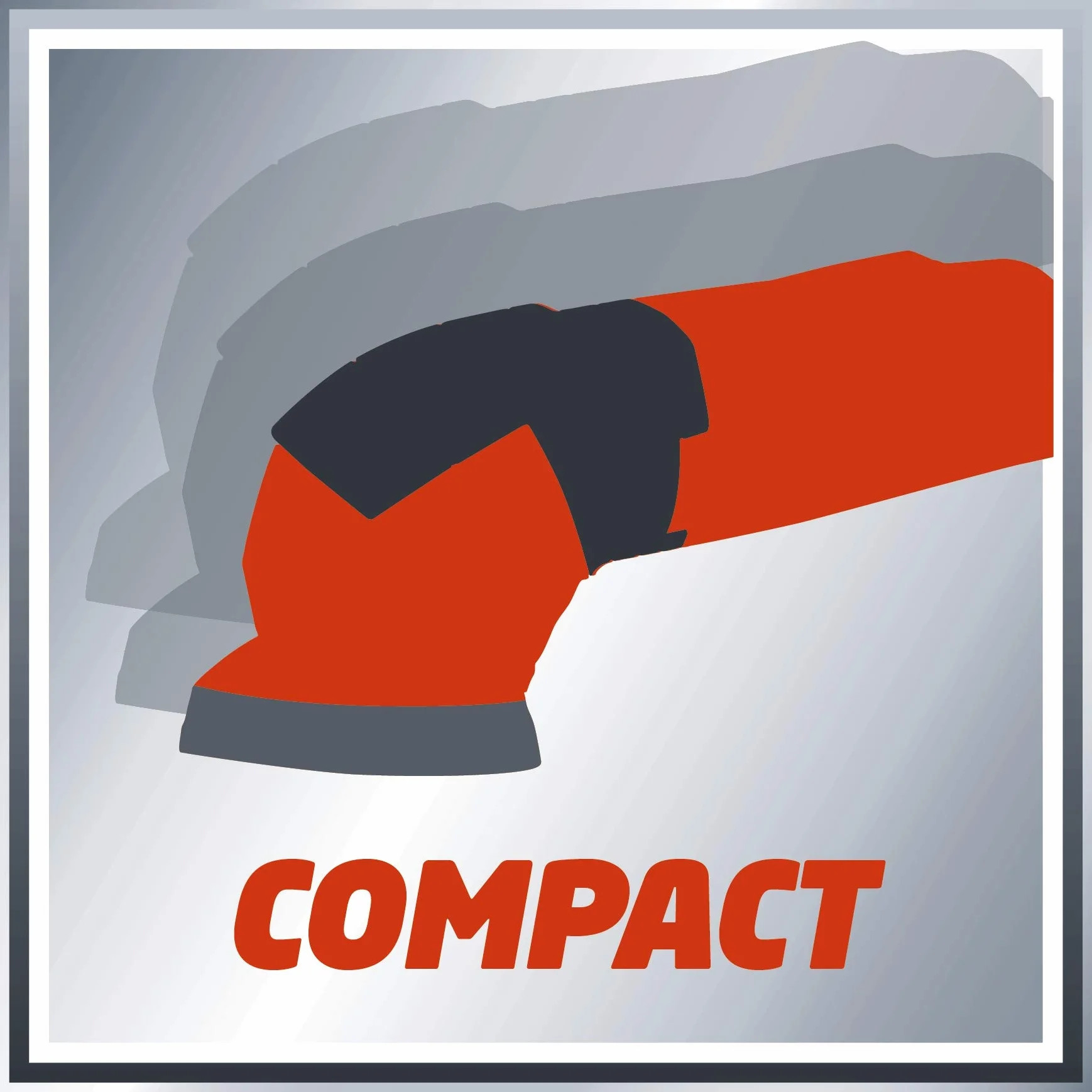 Einhell Szlifierka Delta TC-DS 19 (190 W, prędkość oscylacyjna 20000 1/min, ergonomiczny miękki uchwyt, Extreme Fix, adapter do odsysania kurzu, w zestawie 3 sztuki papieru ściernego), czerwona