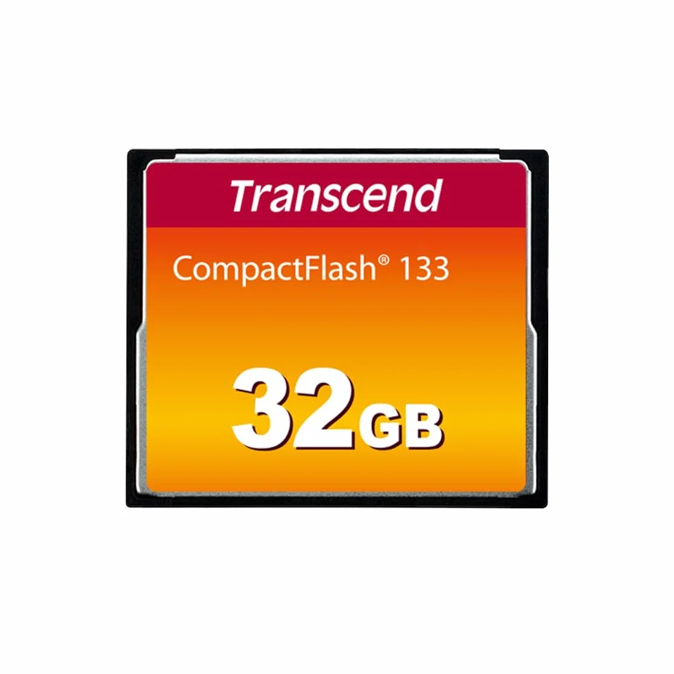 Transcend Karta pamięci CompactFlash 133 32 GB CF 50/20 MB/s Ultra DMA 4 MLC NAND Flash