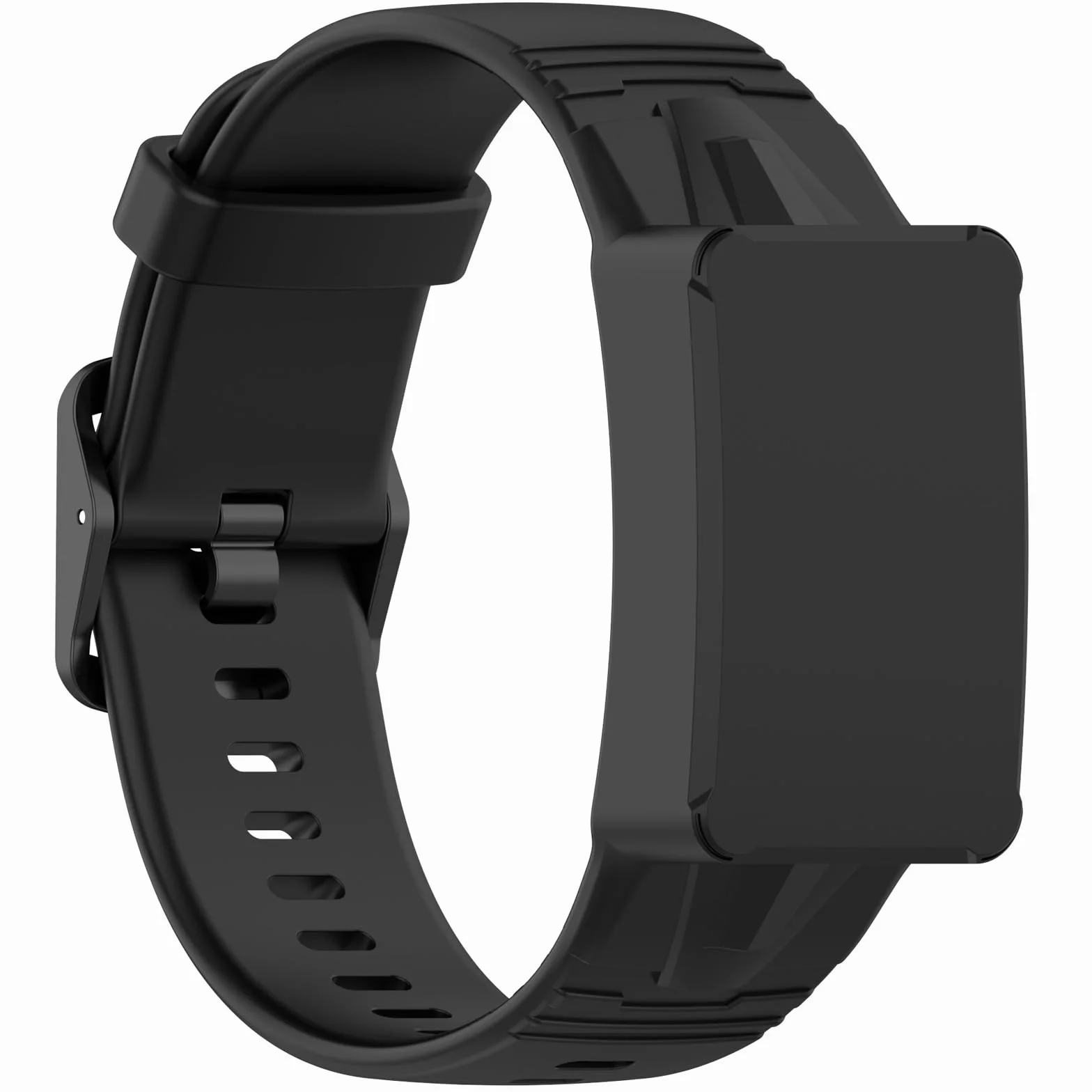 Disscool Zapasowe regulowane paski na nadgarstek kompatybilne z WHOOP 5.0 LIFE MG/5.0 PEAK miękki silikonowy pasek integracyjny na nadgarstek z szybkim zapięciem, dla mężczyzn i kobiet (czarny)
