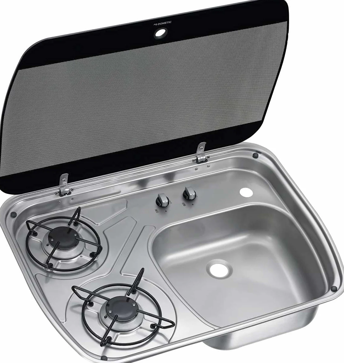 Dometic Kuchenka Gazowa ze Zlewem, Srebrny, 600 x 445 mm