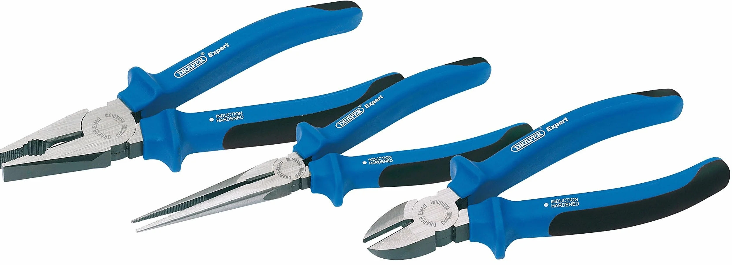 Draper Expert 69289 zestaw szczypiec z uchwytami Softgrip, 3-częściowy