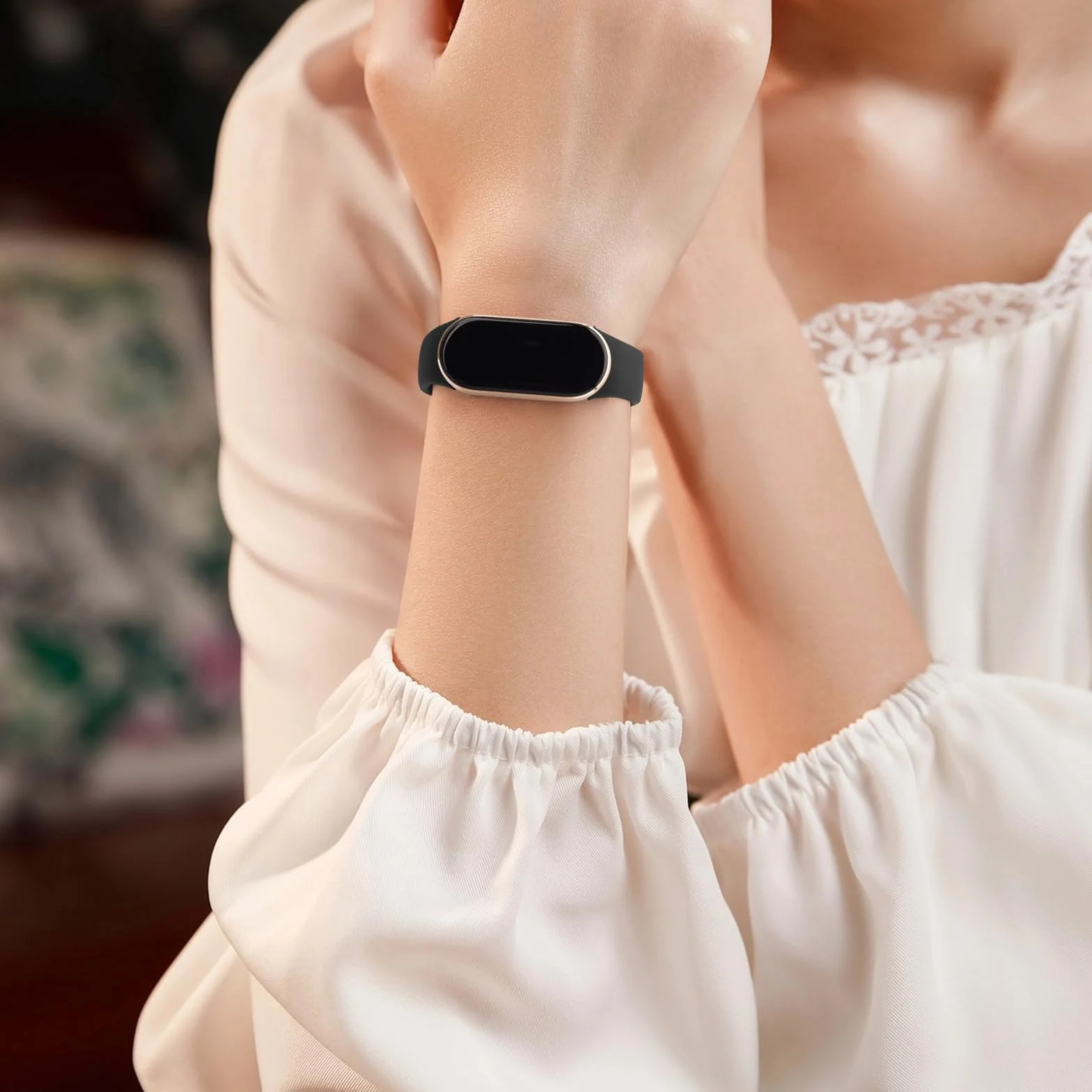 Sportowe paski do Xiaomi Mi Band 8/9, zestaw 2 sztuk, silikonowe paski zastępcze do Xiaomi Mi Band 8/9 i Xiaomi Smart Band 8 Fitness Tracker