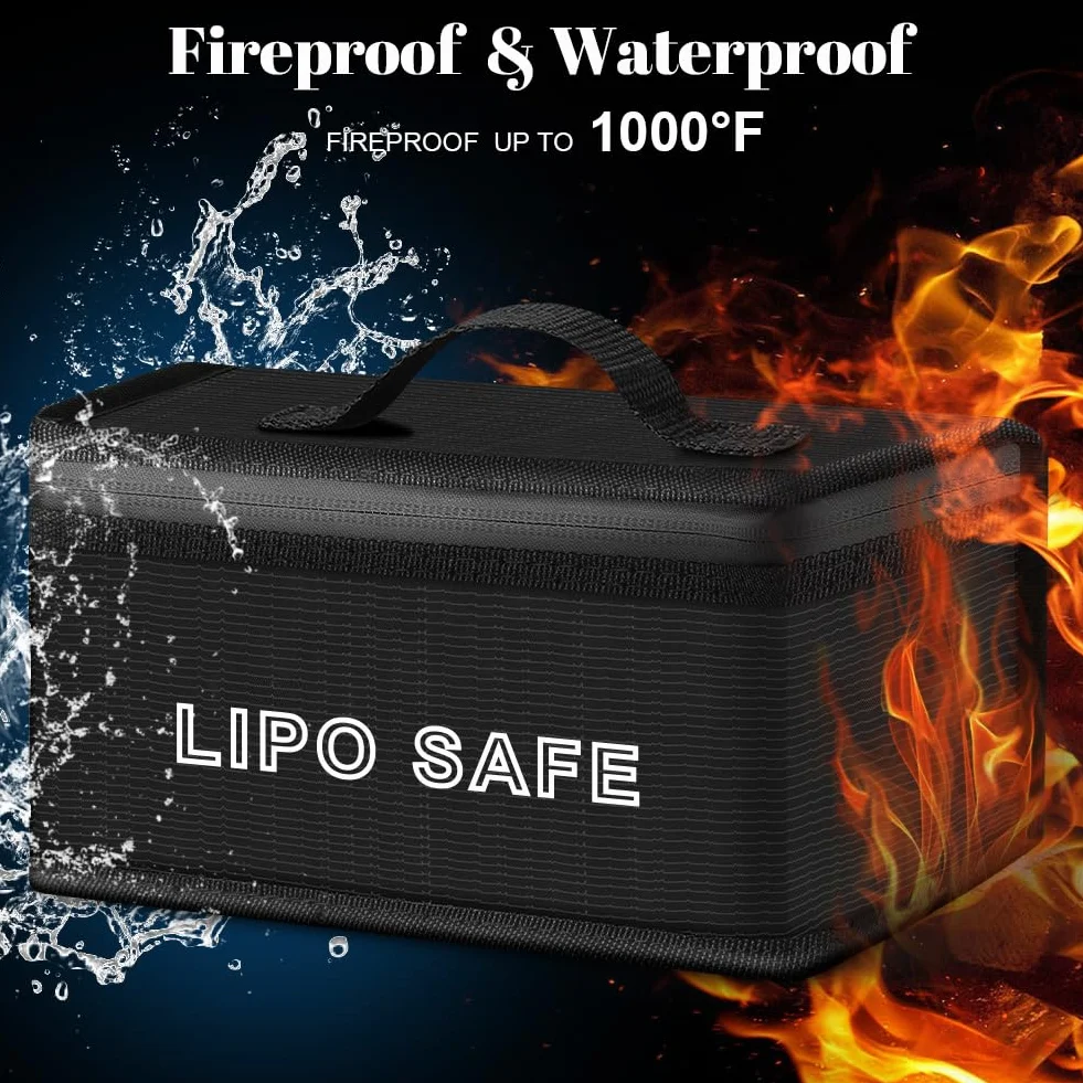 Vicloon ognioodporna torba na baterie Lipo 2 szt. LiPo Guard