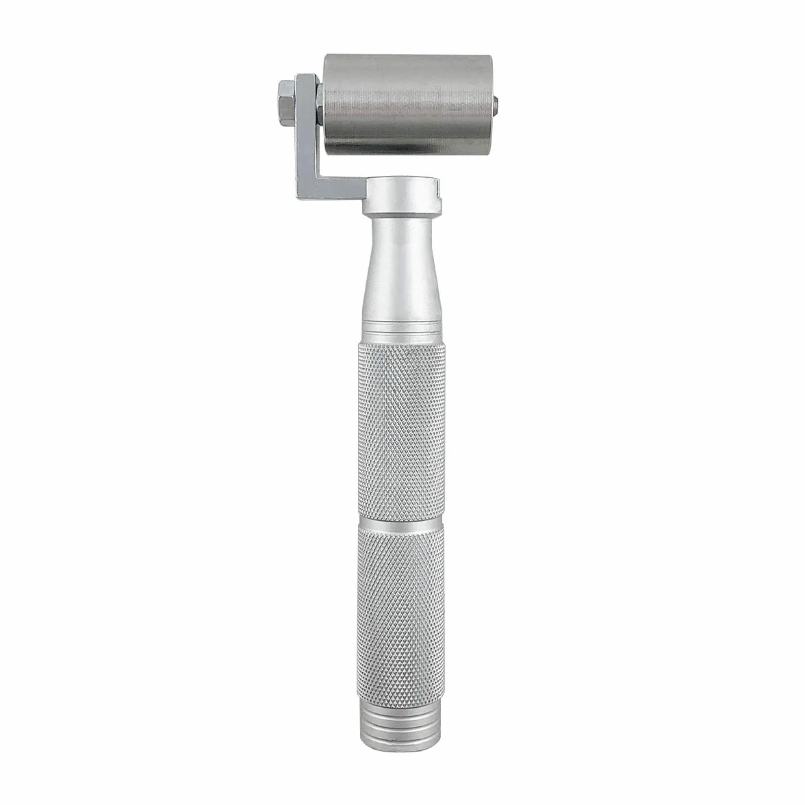 QWORK® Ręczny wałek dociskowy, płaski wałek do szycia ze stali nierdzewnej do uszczelniania krawędzi tapet (40 mm)