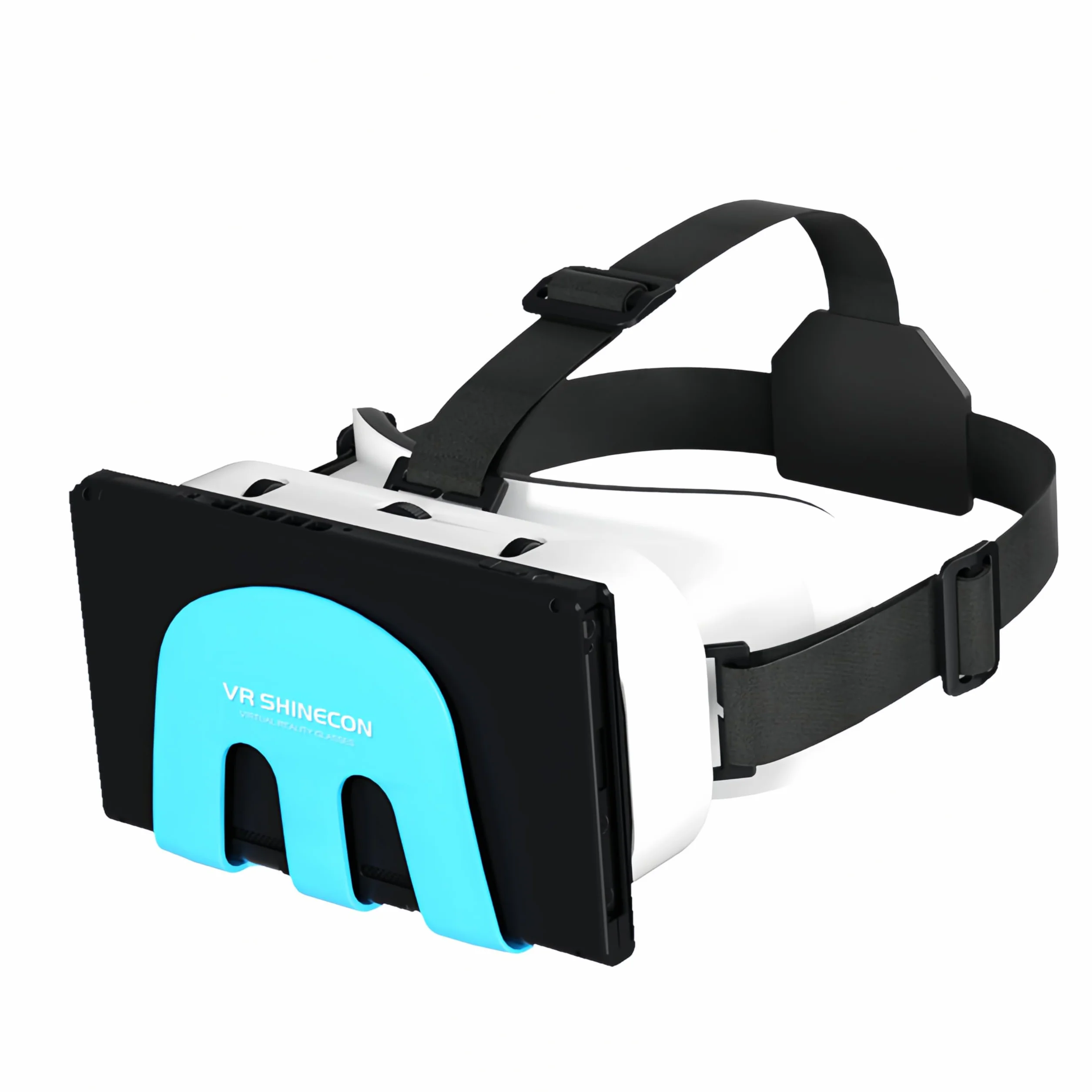 Zestaw Słuchawkowy Switch VR, Kaski z Okularami 3D, Uniwersalny Zestaw Okularów VR Zestaw Okularów z Regulowanymi Soczewkami HD do Przełącznika Switch OLED