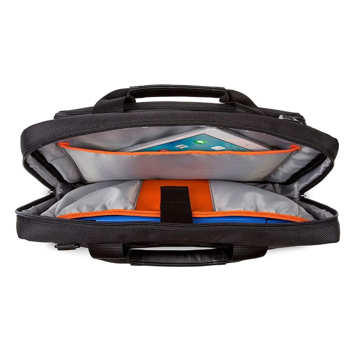 Targus CitySmart Slimline Topload Business Commuter Messenger aktówka na laptopa 12-14 cali, czarny/szary (TBT913EU)