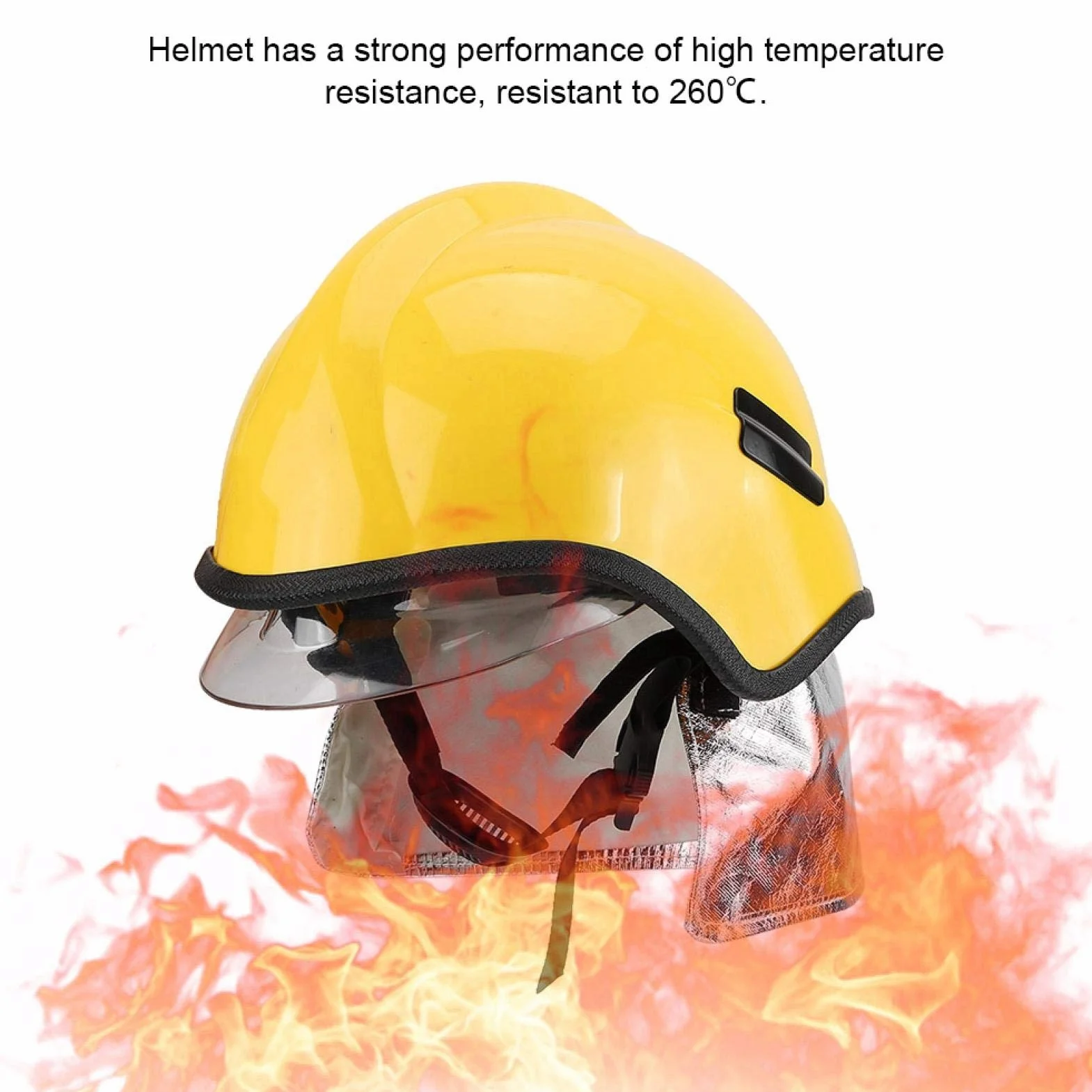 Kask ratowniczy, kask ochronny, hełm odporny na wysokie temperatury, z odpornością na wstrząsy elektryczne i ognioodpornością
