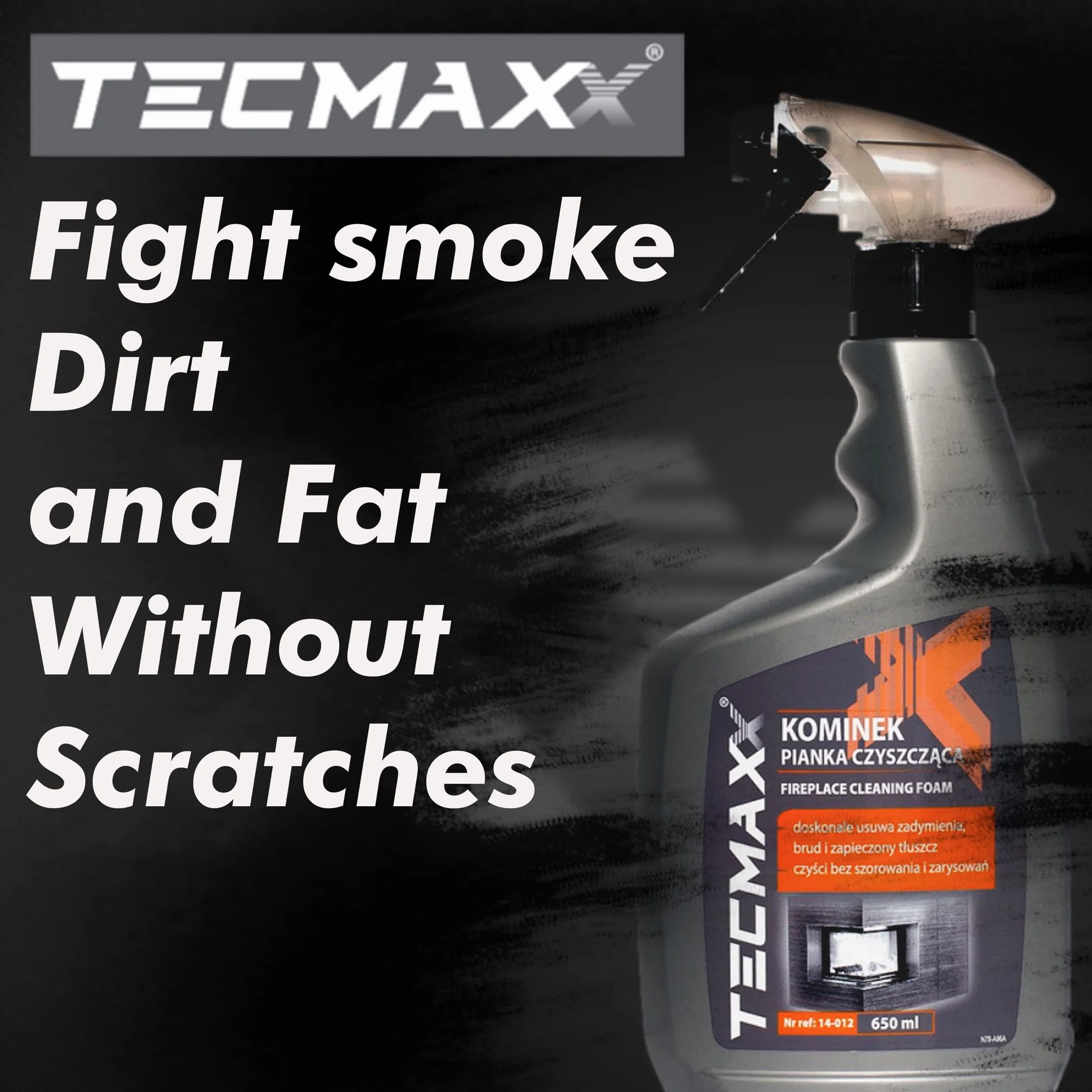 PIANKA CZYSZCZĄCA DO KOMINKÓW 650ml 14-012 TECMAXX