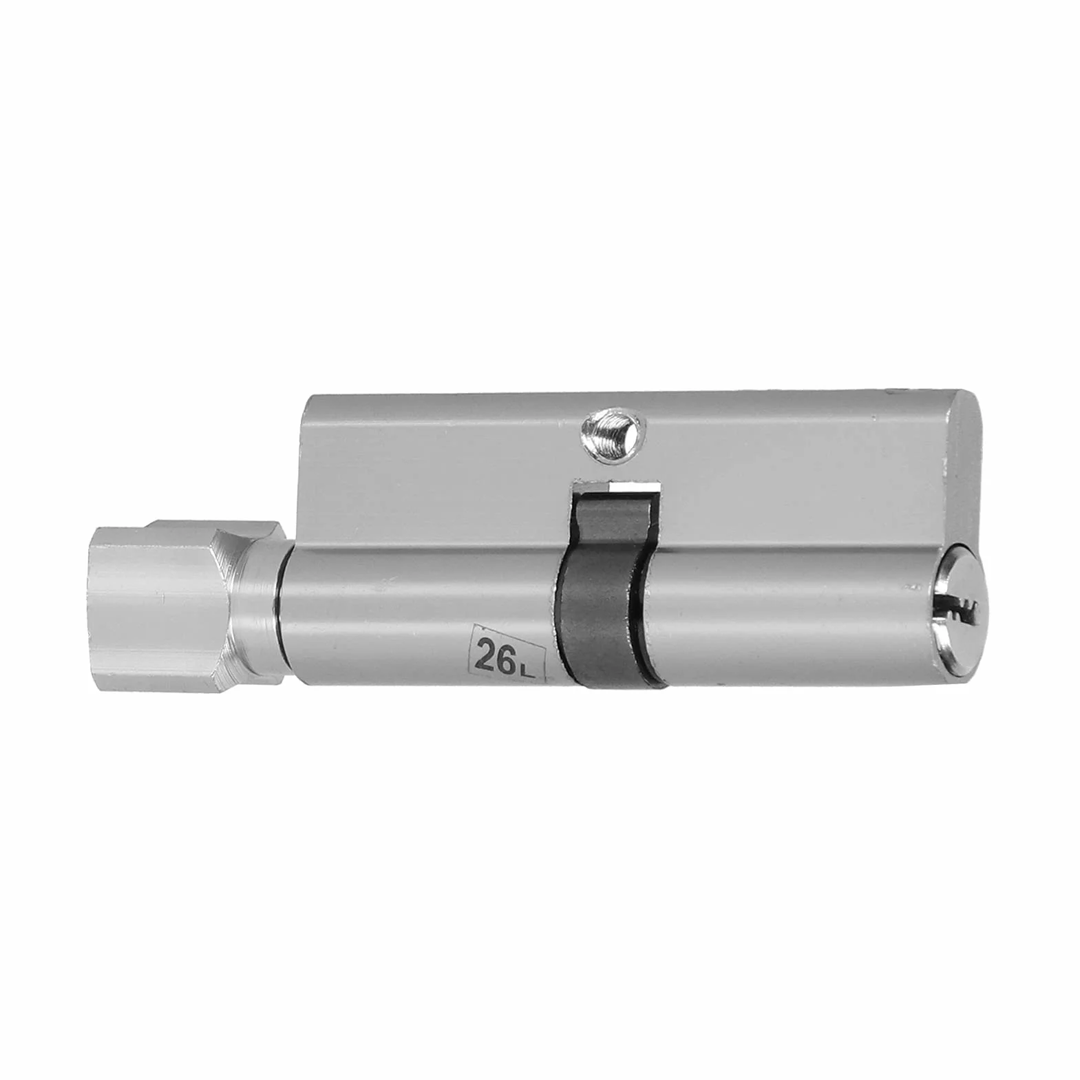 FTVOGUE Wkładka z Kluczem, Zamek ze Stopu Aluminium i żelaza z Polerowanym Wykończeniem, Trwały rdzeń Zamka Wewnętrznego do Drzwi o średnicy 35–50 Mm, w Zestawie 3 Klucze