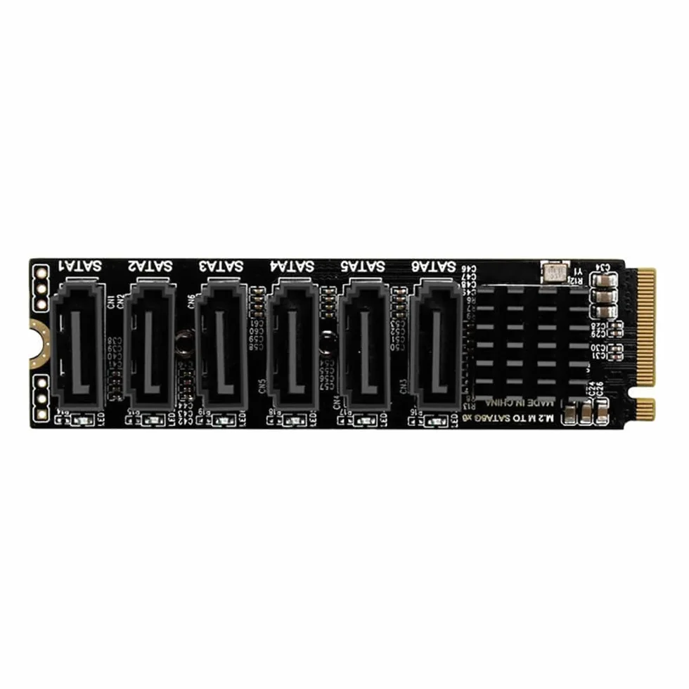 Namvo M.2 SATA M2 M-EKY PCIE3.0 karta rozszerzeń SATA6-Port