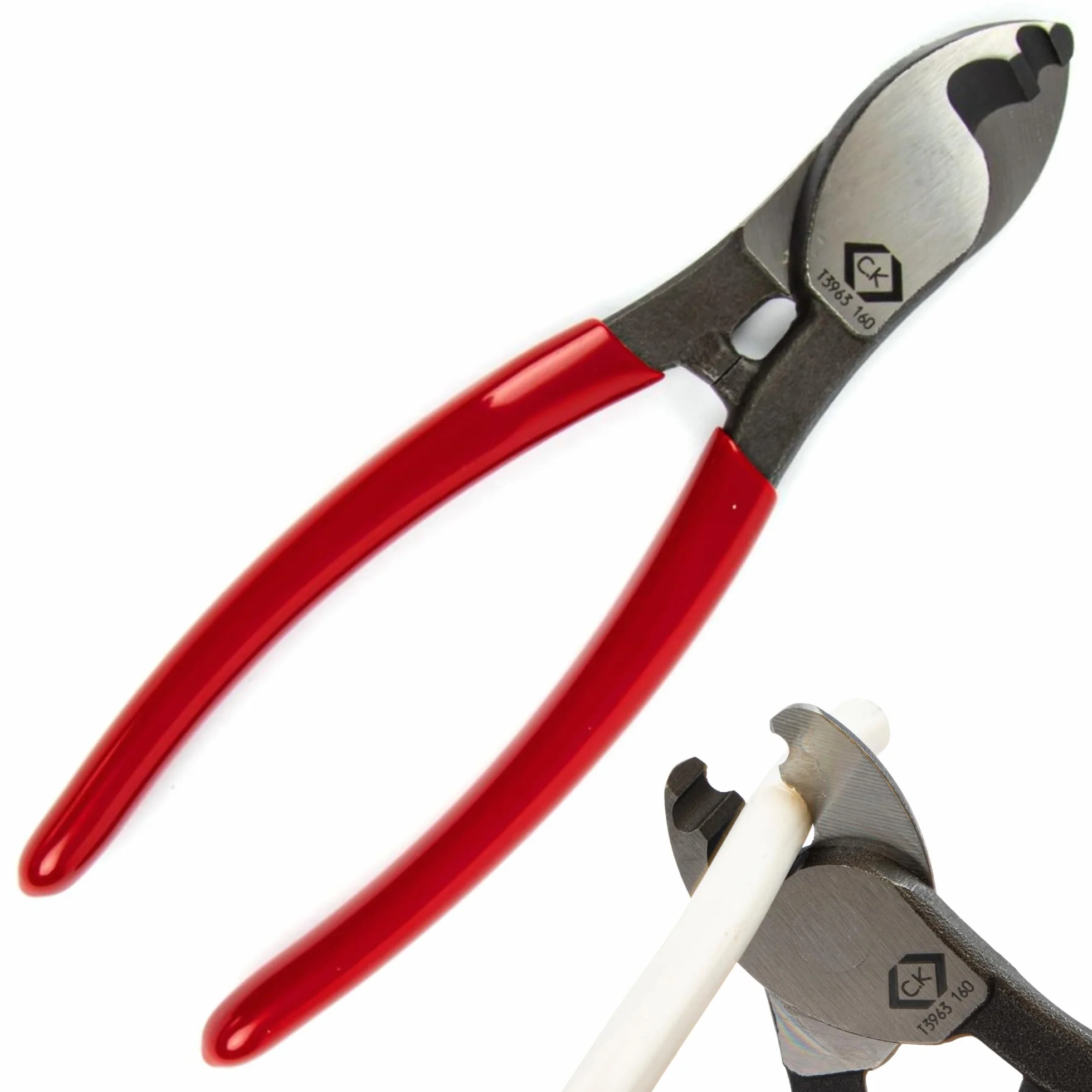 C.K T3963 160 Obcinak do kabli 160 mm, 15.2 cm, czerwony