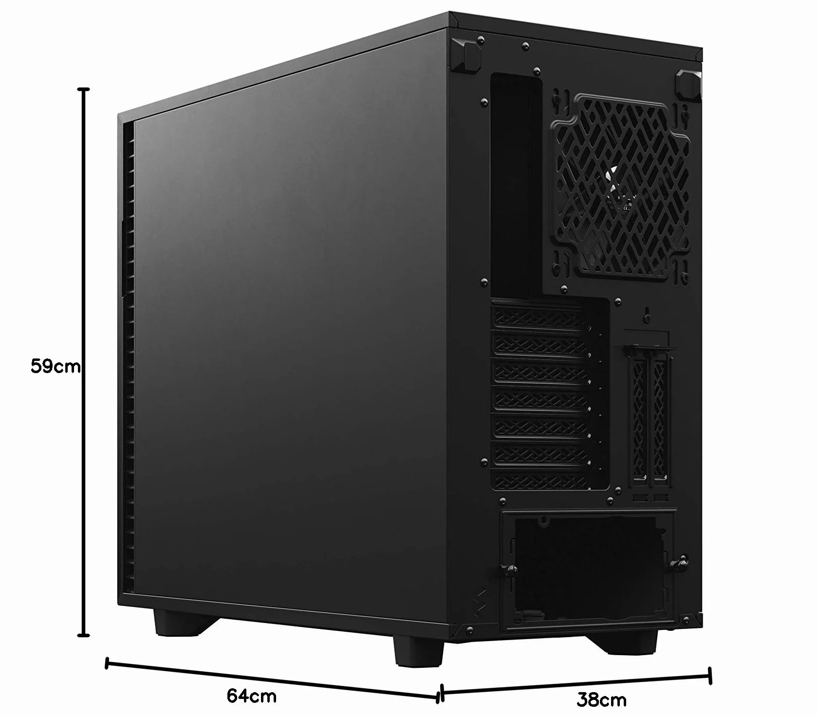 Fractal Design Define 7 FD-C-DEF7A-01 Obudowa Komputerowa, Czarny, 54.7 x 24 x 47.5 cm