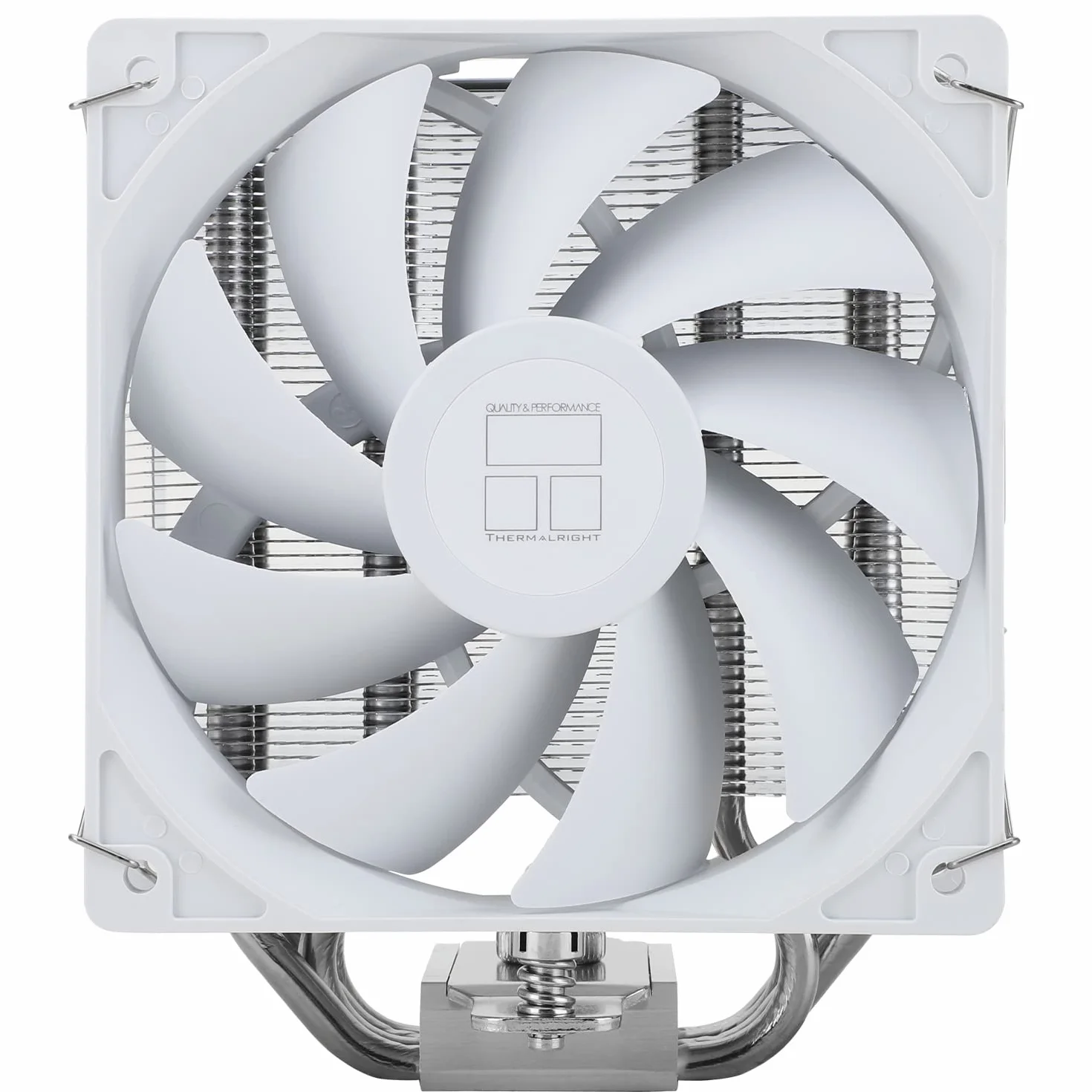 Thermalright Assassin X 120 SE biały wentylator chłodzący CPU, 4 rury grzewcze, TL-C12CW PWM, łożysko S-FDB, AMD AM4 AM5/Intel LGA1700/1150/1151/1155/1156/1200