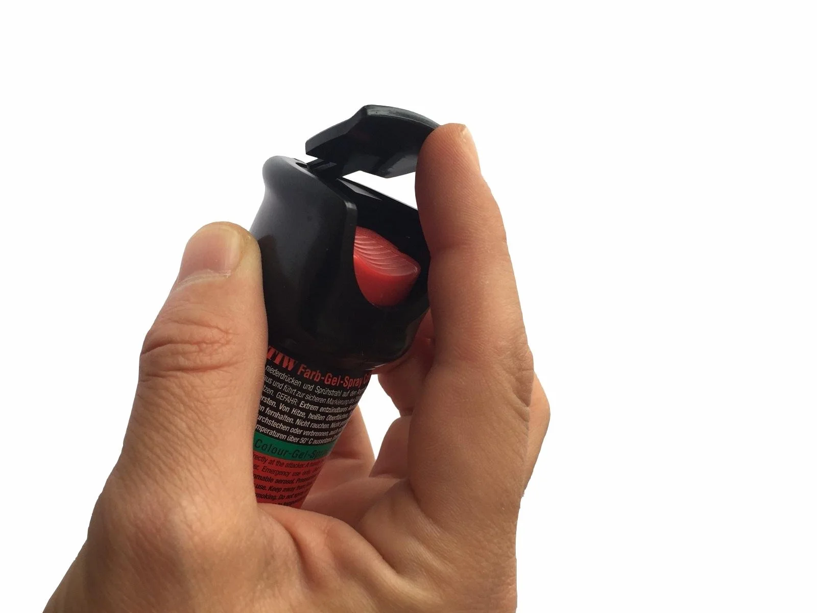 TIW Defence Farb-Gel Spray 40 ml zawór bezpieczeństwa lub klips do paska wersja