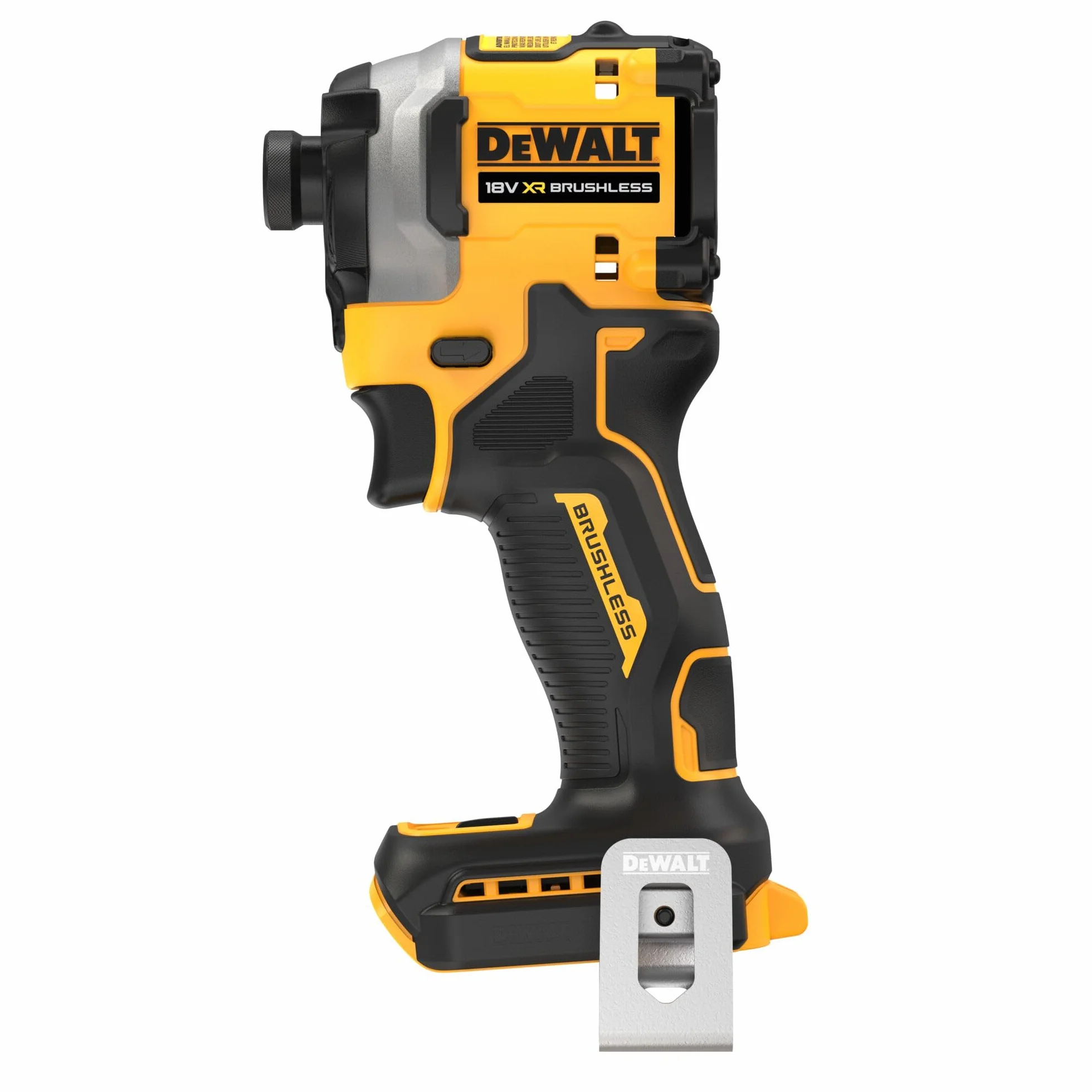 DEWALT DCF850NT-XJ bezszczotkowy, kompaktowy napęd Impact Driver, 1/4 cala gniazdo sześciokątne 200 Nm, 3 prędkości, 18 V, bezprzewodowy