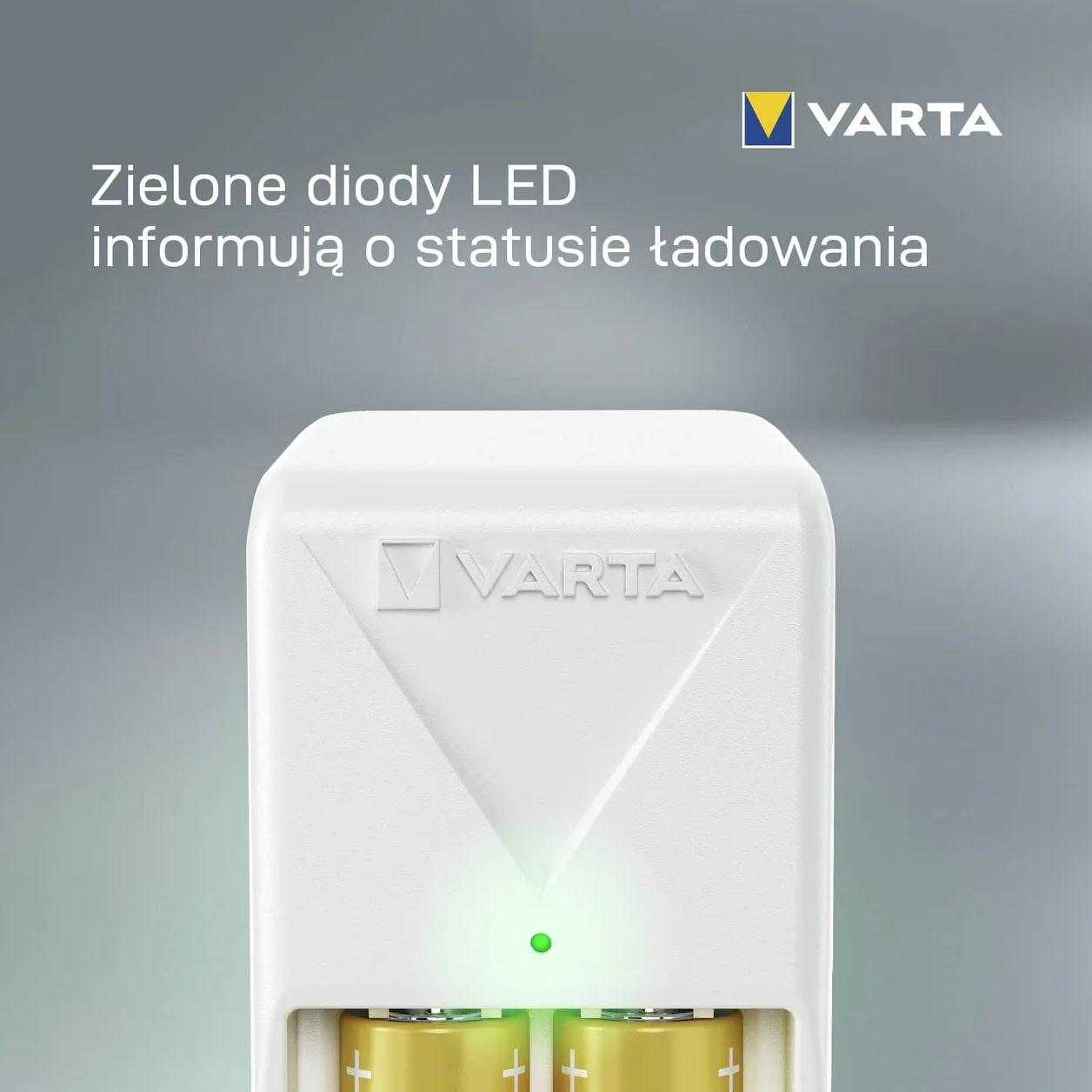 Varta MiniładowarkaMiniChargerna2akumulatoryniklowo-metalowo-wodorkowe(NiMH) AA,AAA(wtym2xakumulatorAAA800mAh),wtyczkaUE